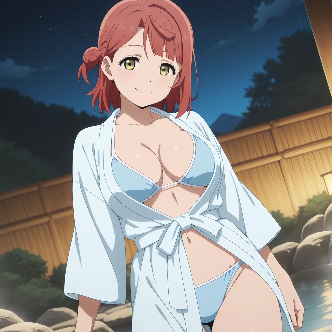 AI_Bahama Ayumu Uehara – Love Live Onsen NSFW Photobook page 6 full