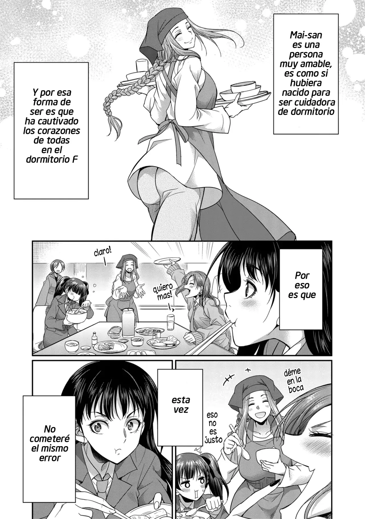 Futanari Joshi Kousei wa Ryoubo-san to...♥ | Colegialas Futanari...♥ a su Cuidadora de Dormitorio page 9 full