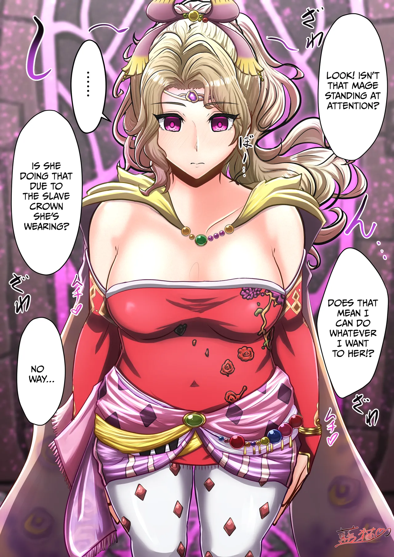 Mage Standing at Attention page 1 full