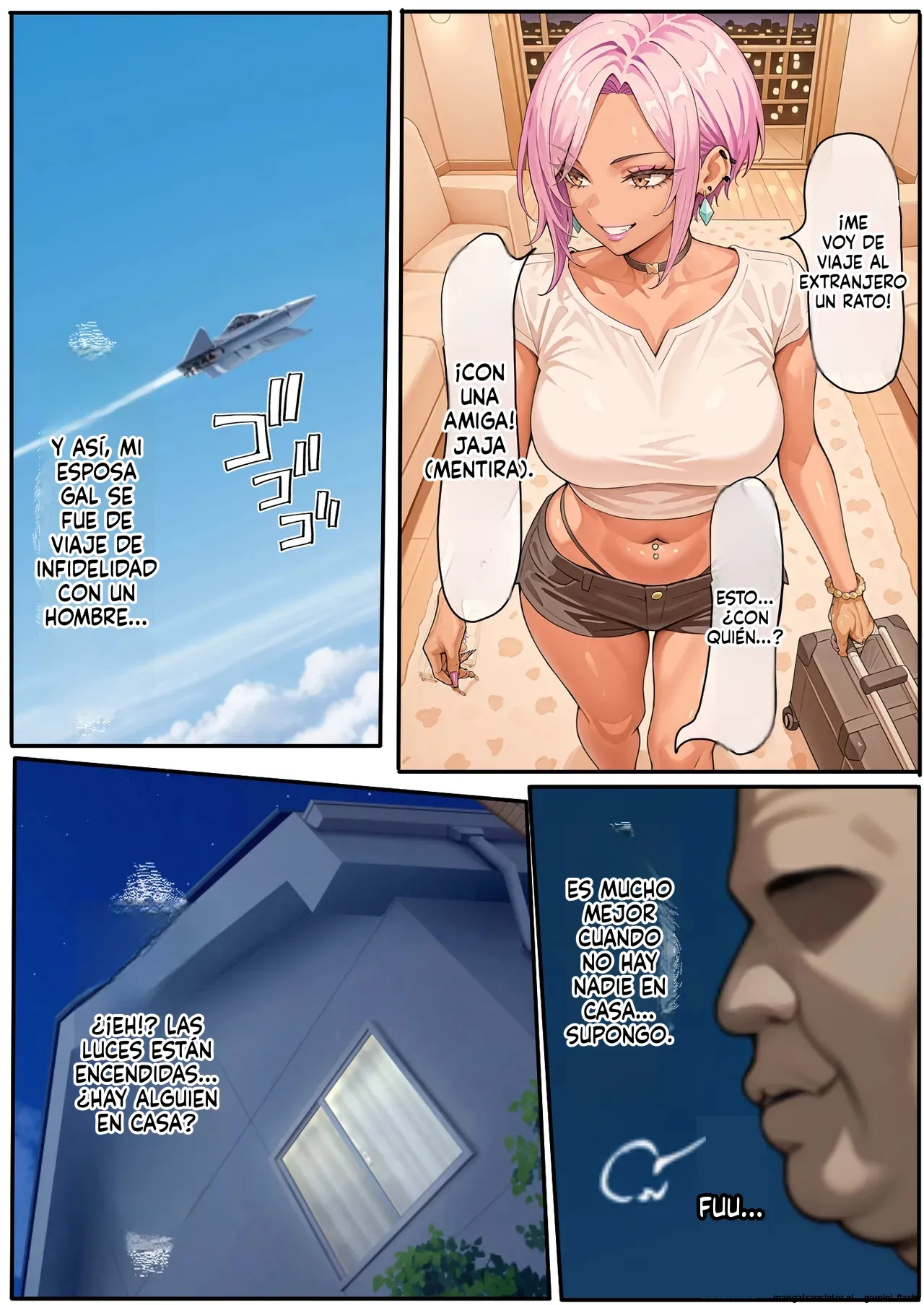 Gyaru Tuma ga Onw Syuukan Hurin Ryokou Siteiru aida 1  MTL page 4 full