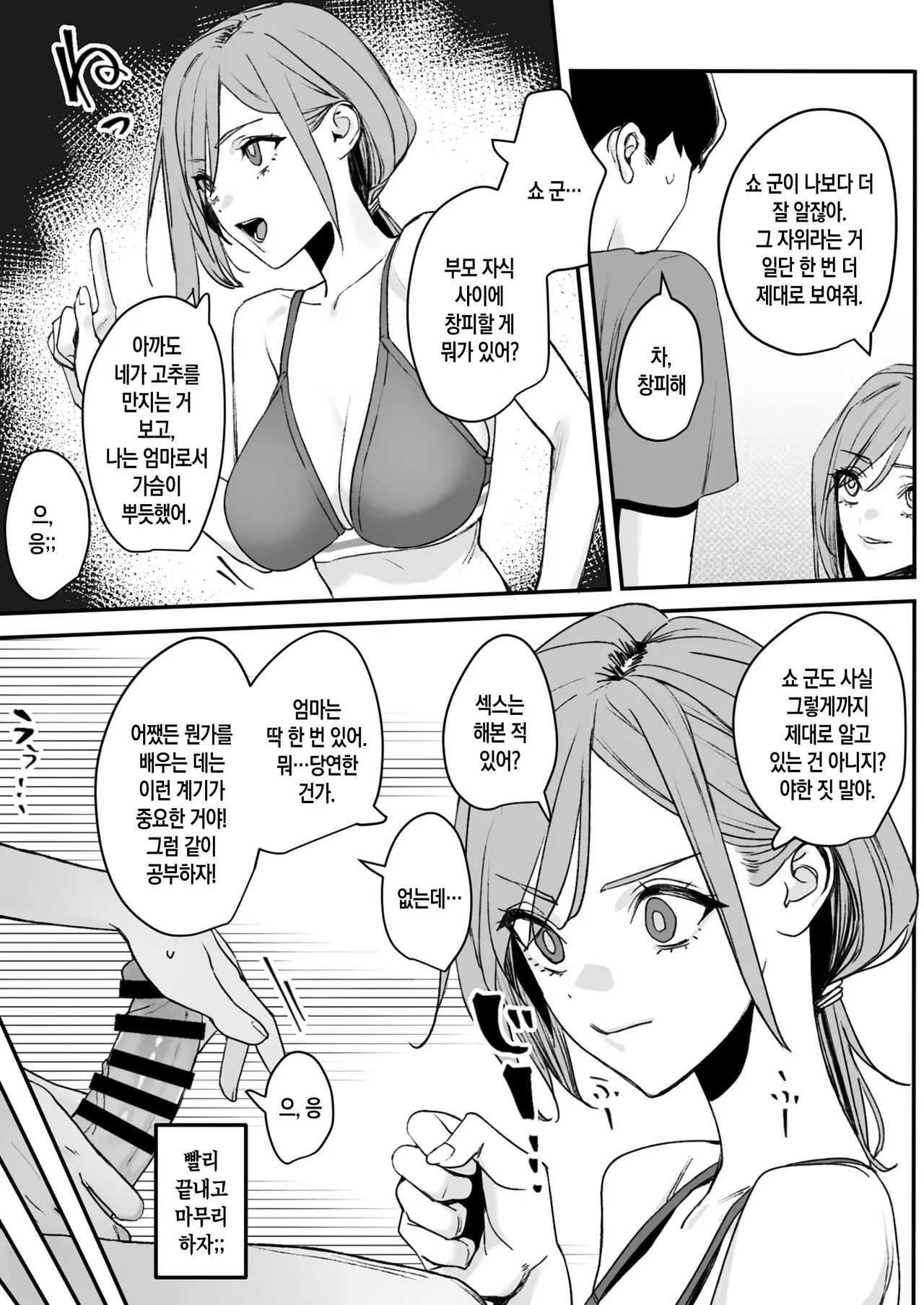 Sukoshi Kawatteru Haha to H Shichau Hanashi | 조금은 특이한 엄마와 섹스해 버리는 이야기 page 10 full