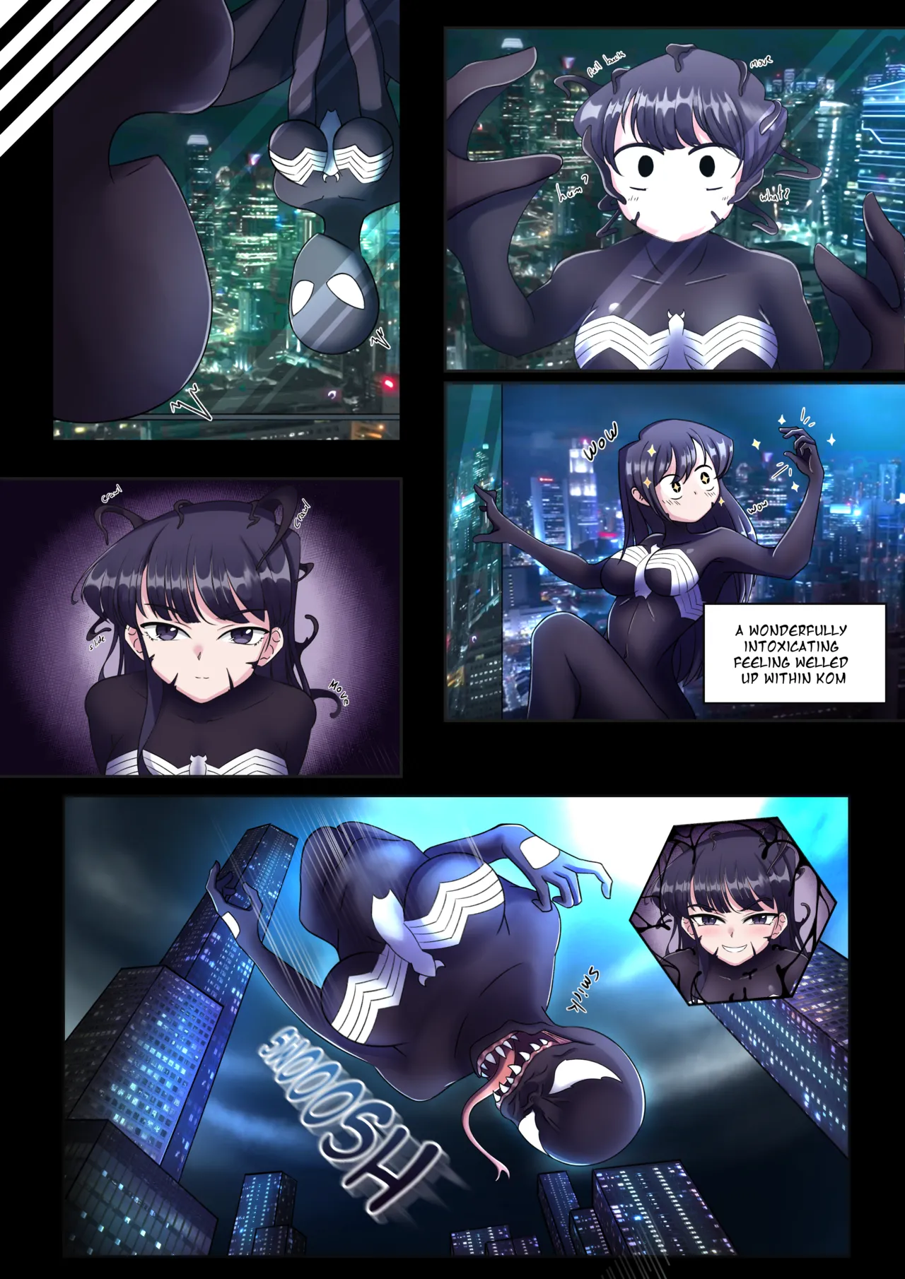 KeiArt  Symbiote Komi-san page 4 full