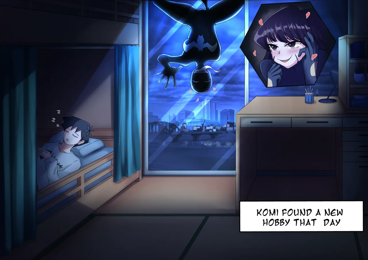 KeiArt  Symbiote Komi-san page 5 full