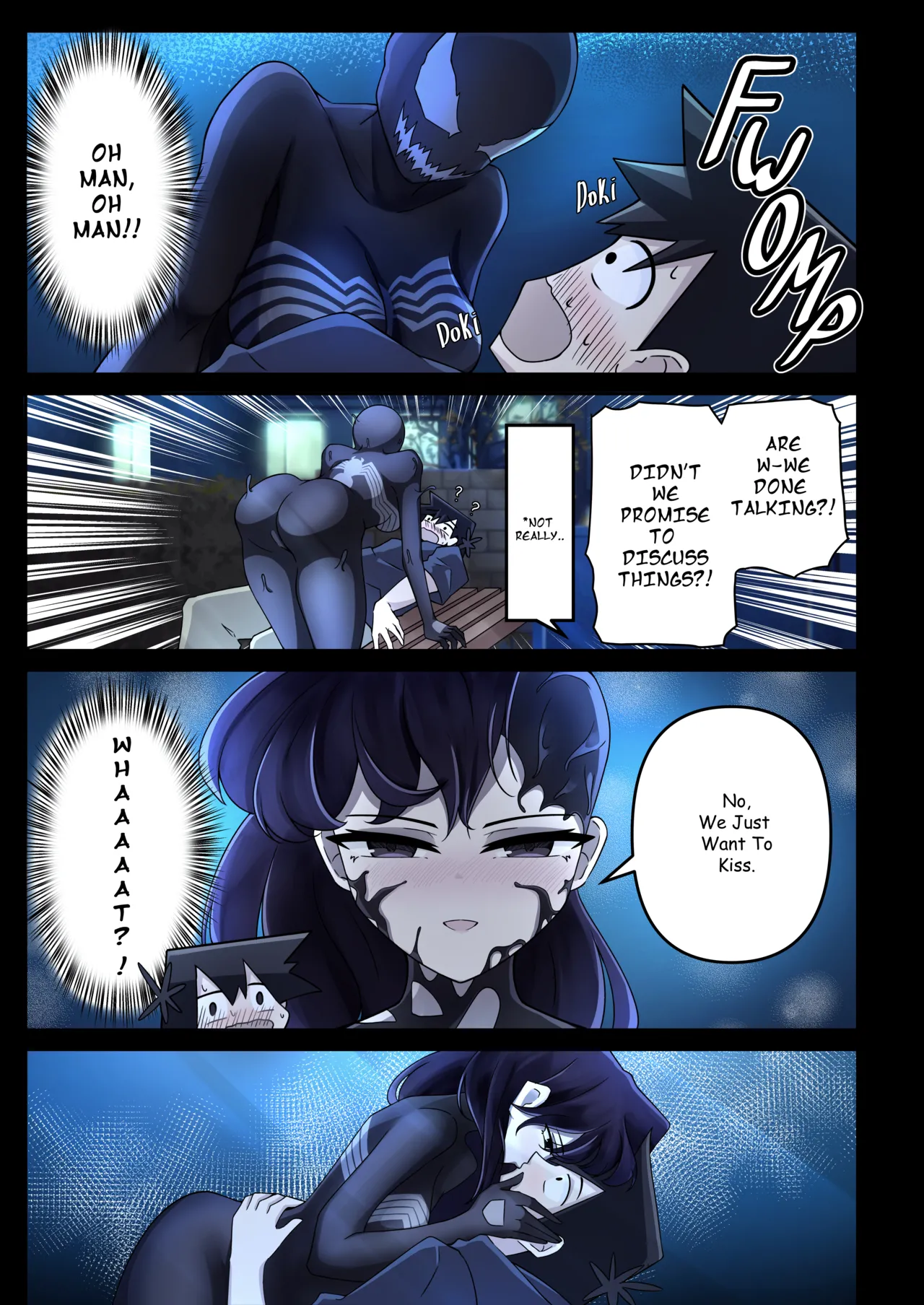 KeiArt  Symbiote Komi-san page 8 full