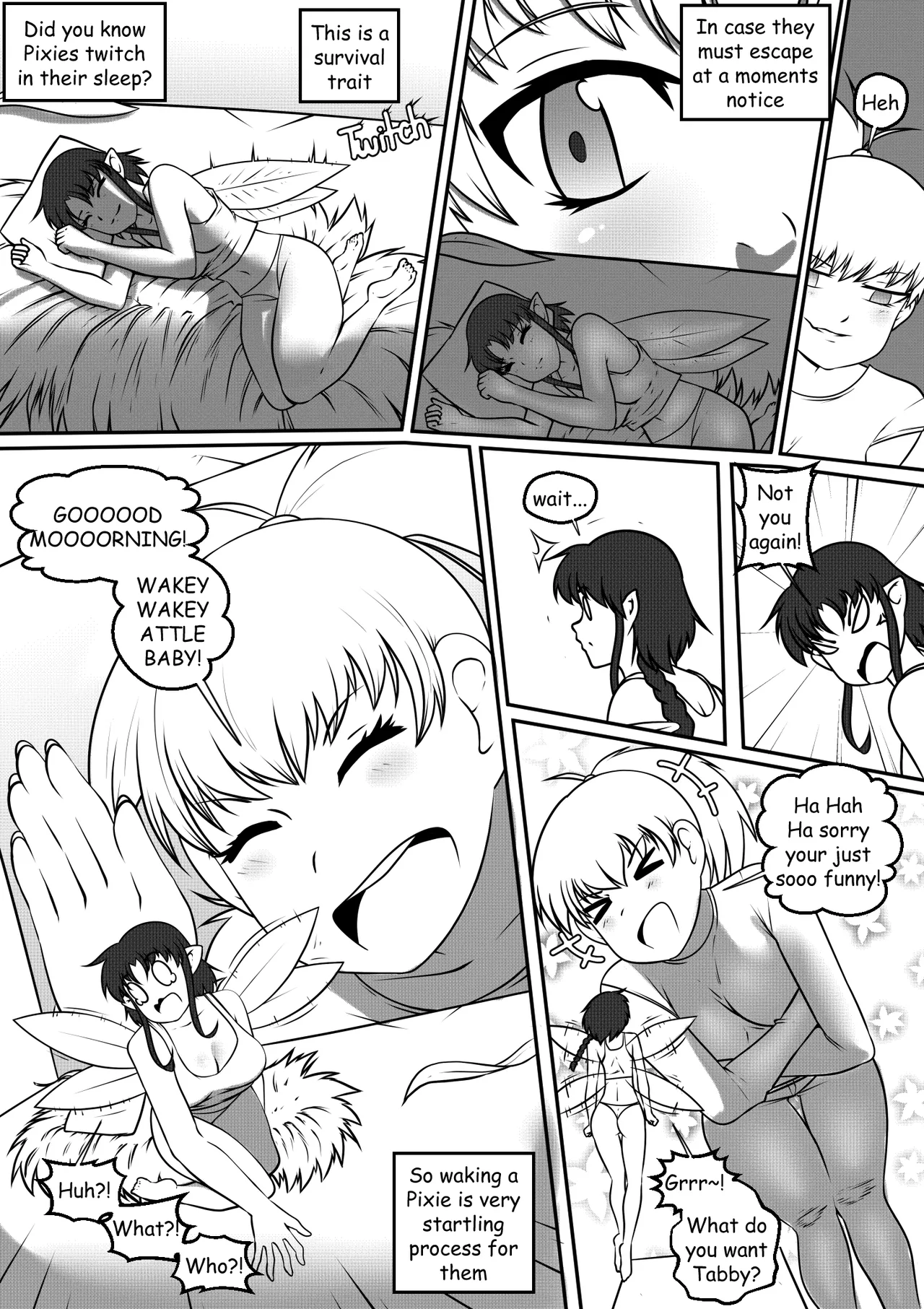 The Switching Game: Bratty Attle page 1 full