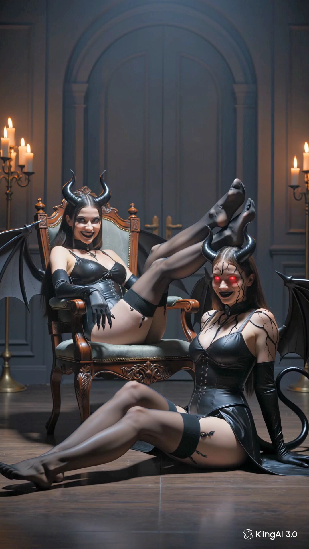 Succubus corrupted an innocent girl to transform into a succubus by making her sniff her feet page 10 full