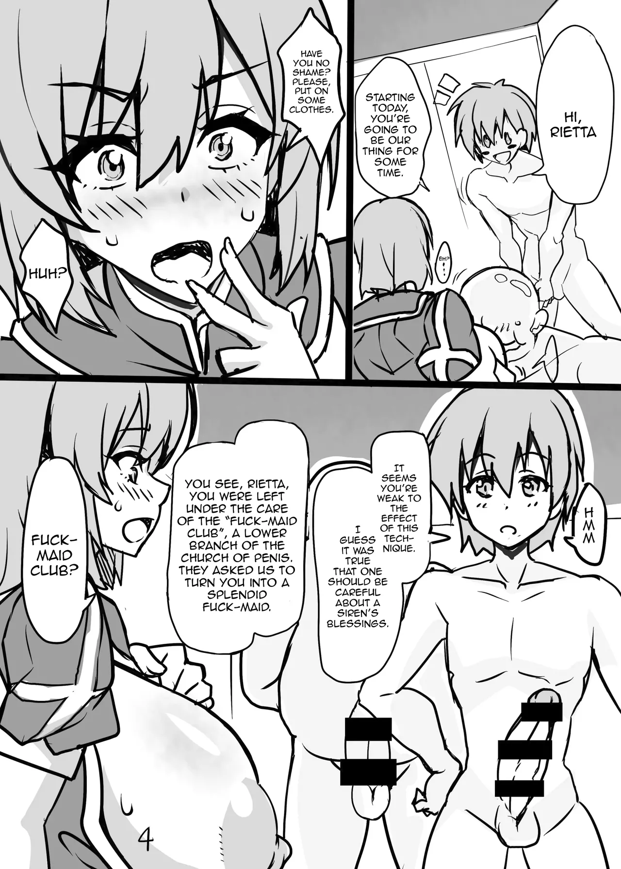 Boku dake no Bakunyuu Ona-Maid Rietta page 6 full