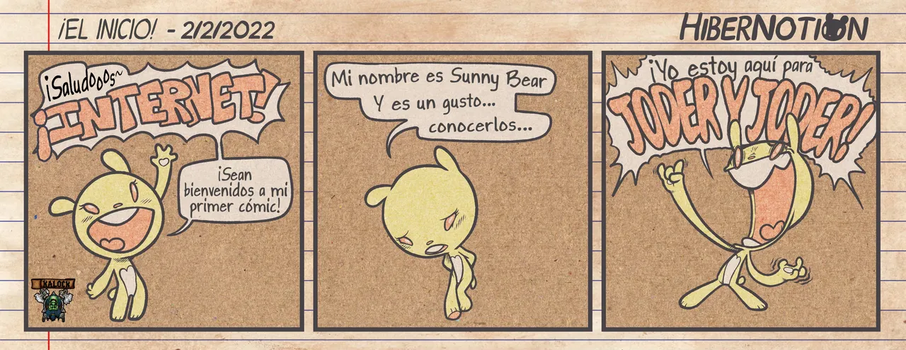 Sunny Bear page 1 full