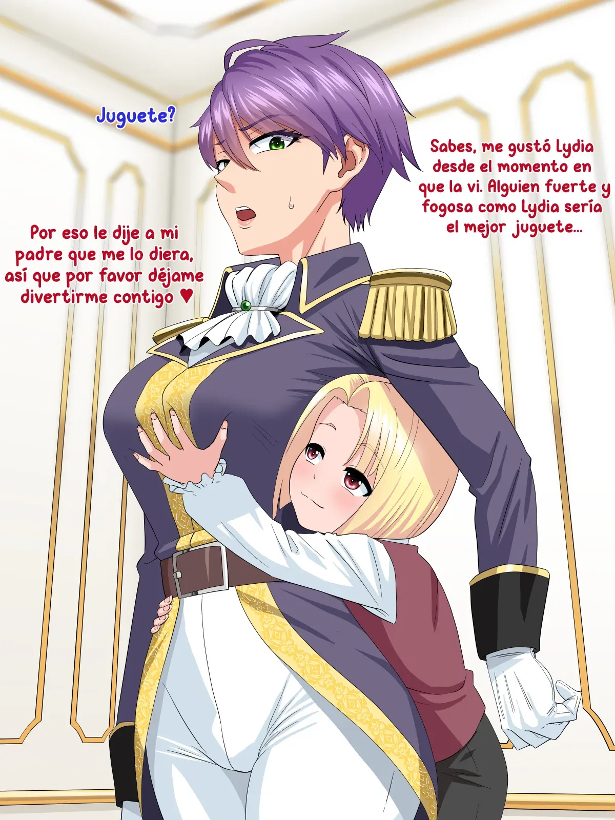 Kanzen Kuppuku Kyokon Ouji Vs Chounyuu Onna Kishi Español page 6 full