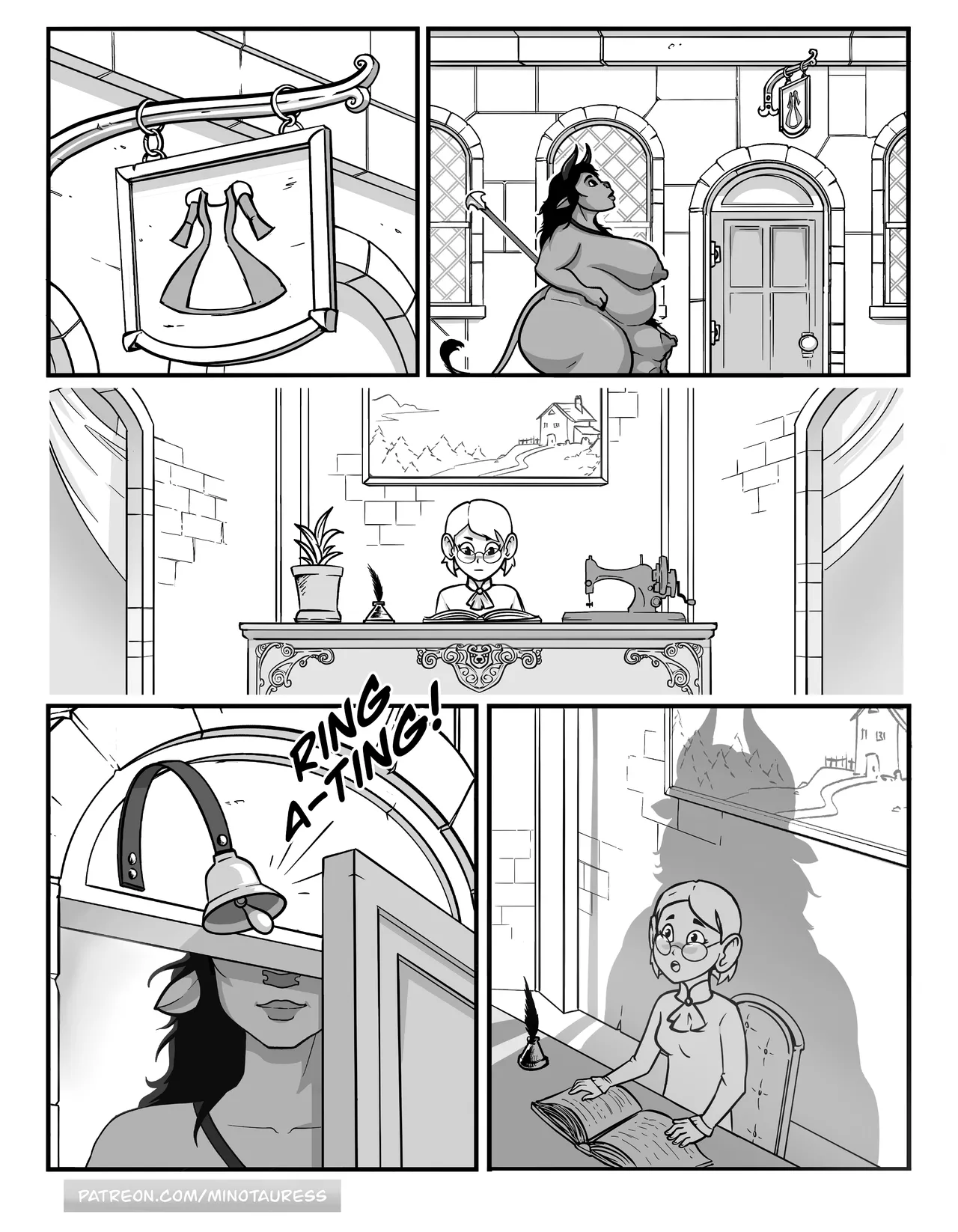 The Minotauress page 3 full