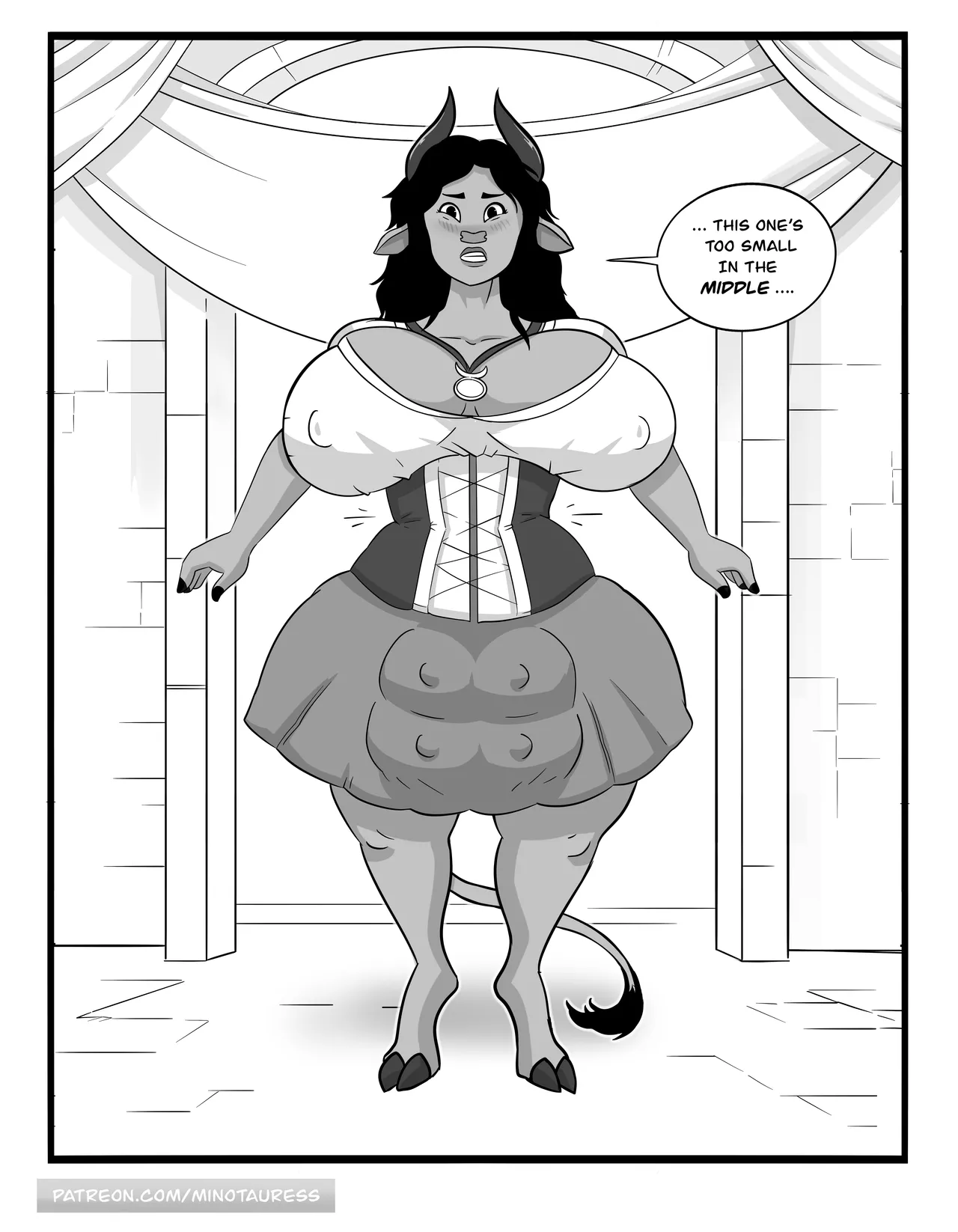 The Minotauress page 8 full