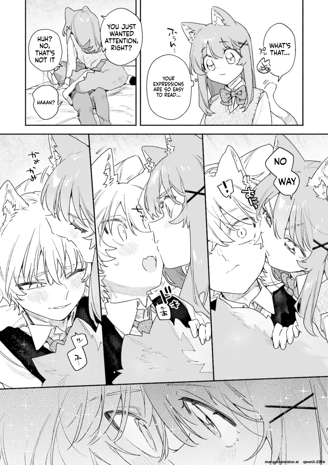 ♂ ga Uke. Neko-chan x Neko-kun 2 page 8 full