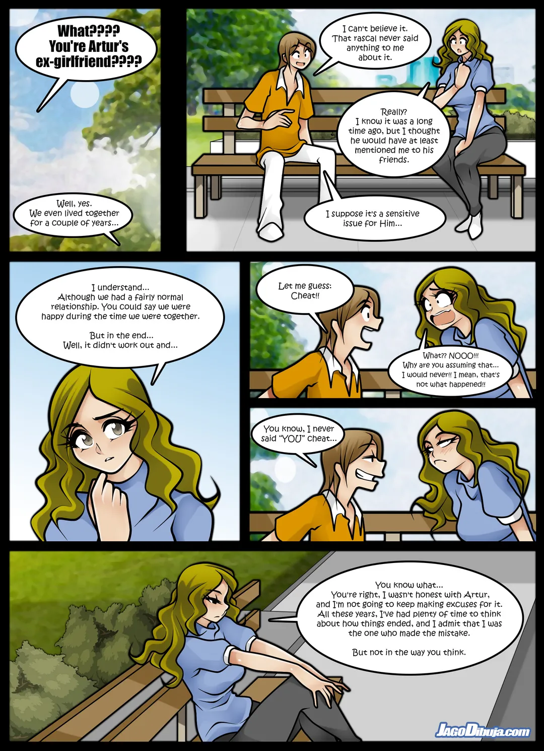 Living With HipsterGirl and GamerGirl Web-Comic, Chapter 2 page 3 full