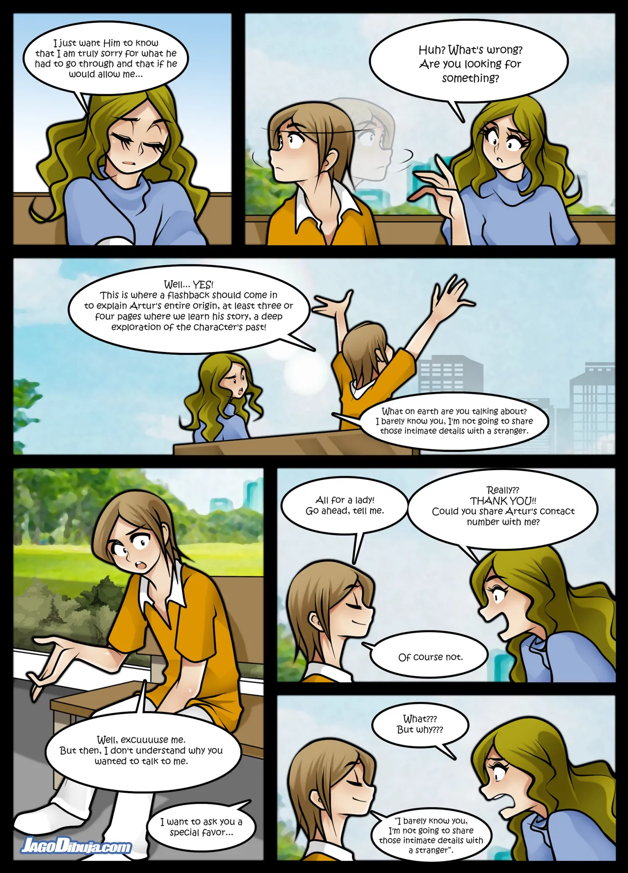 Living With HipsterGirl and GamerGirl Web-Comic, Chapter 2 page 4 full