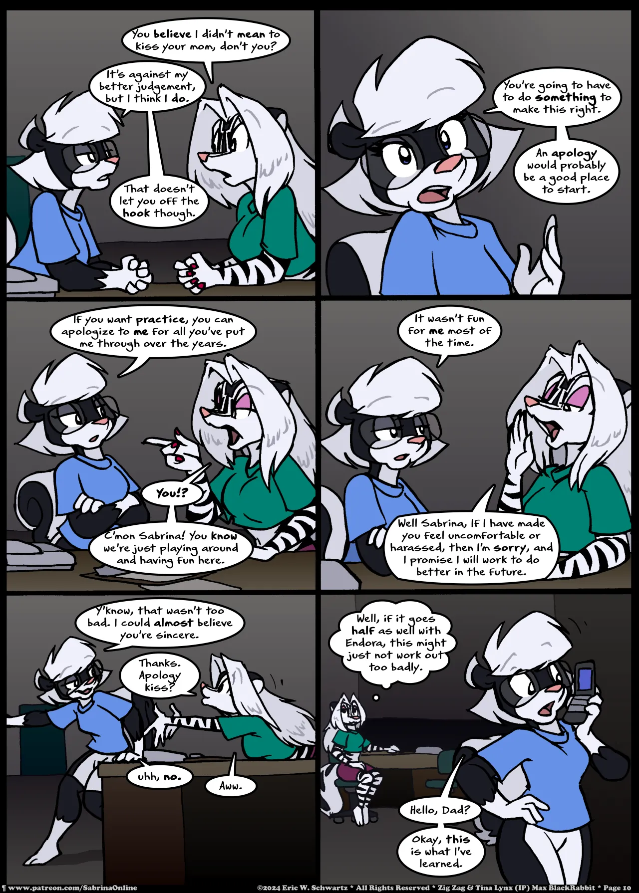 Sabrina Online - Stripes and Links page 10 full
