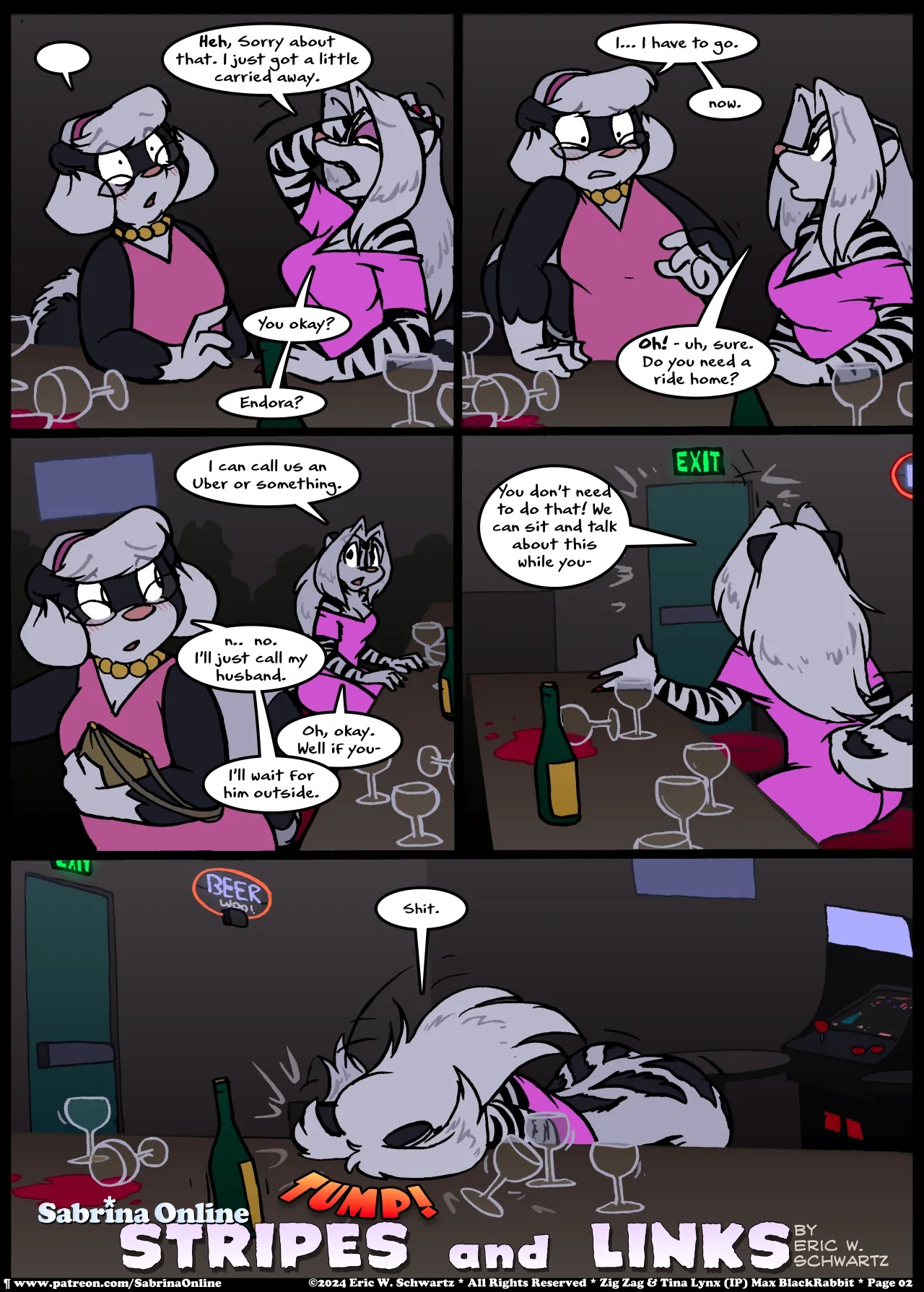 Sabrina Online - Stripes and Links page 2 full