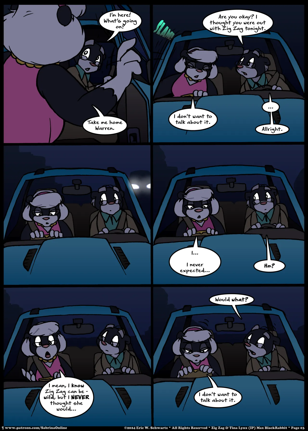 Sabrina Online - Stripes and Links page 3 full