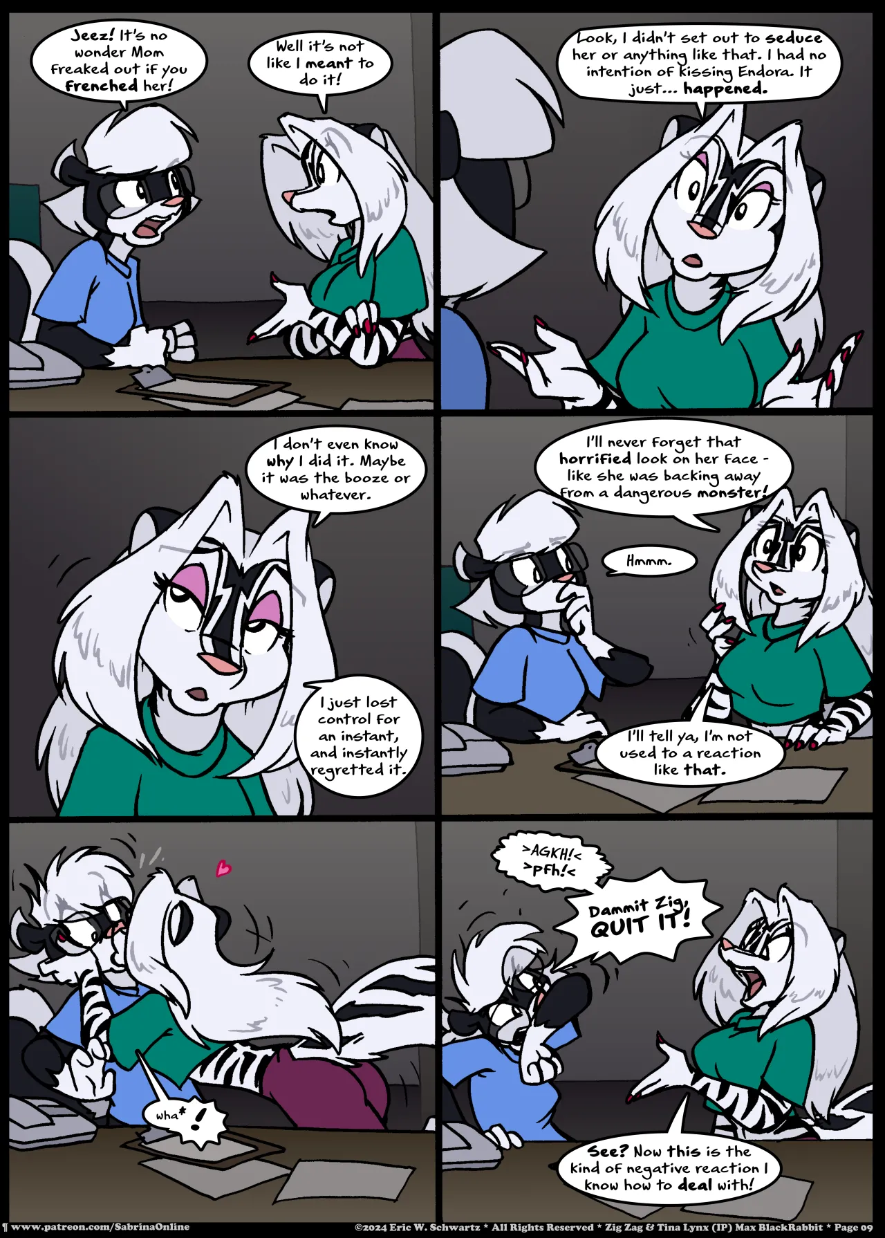 Sabrina Online - Stripes and Links page 9 full