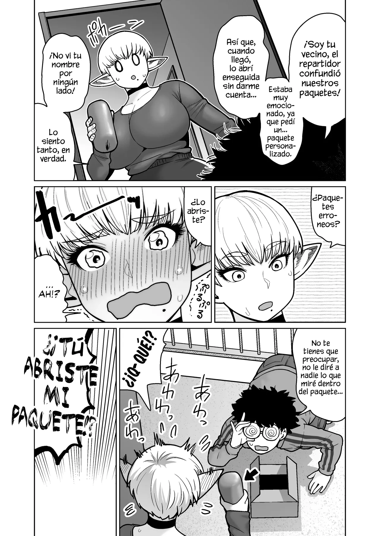 Otonari-san no Moto Sword Master Elf!! | ¡¡La Elfa Maestra de la Espada que Vive al Lado!! page 9 full
