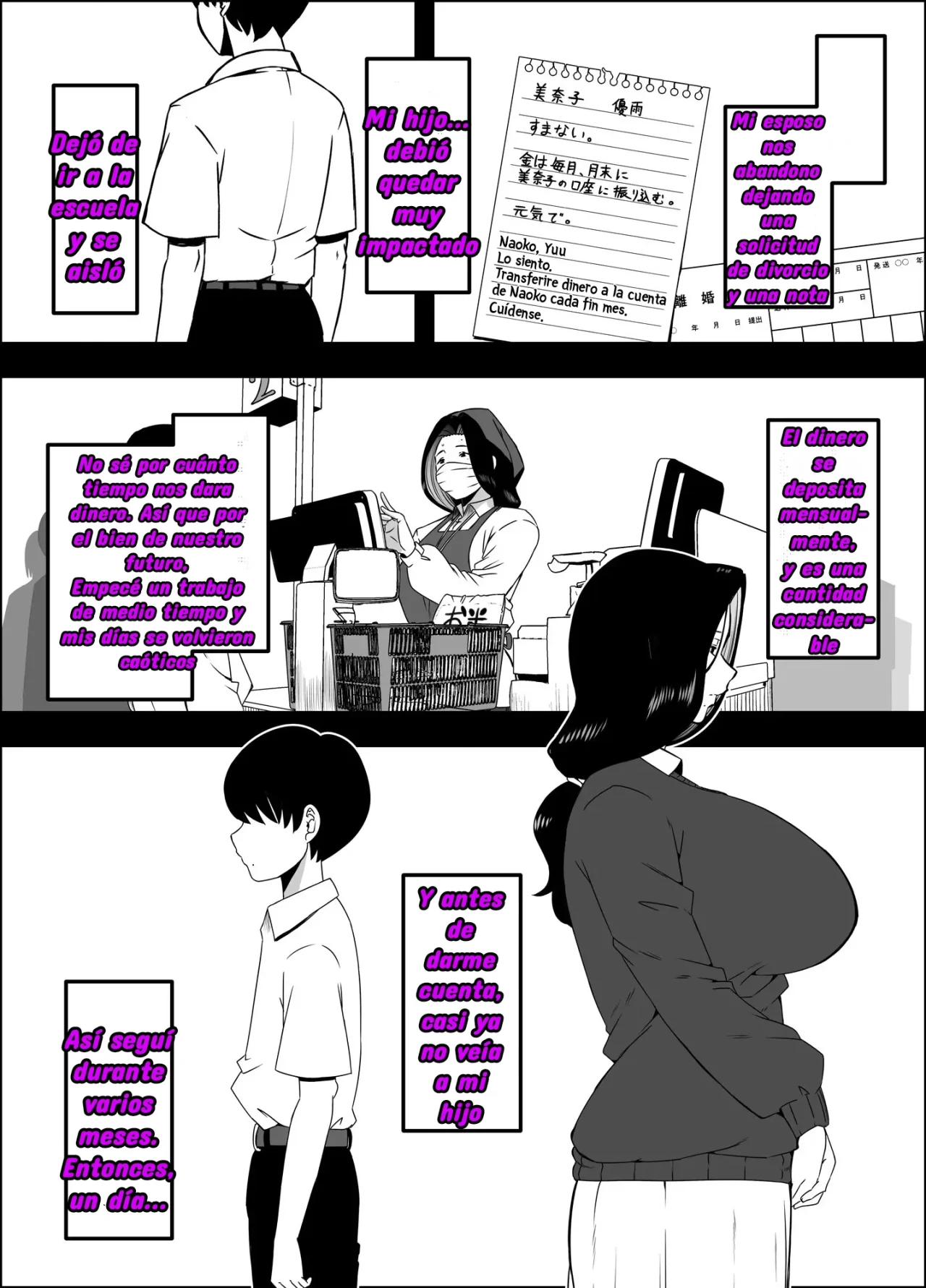 Musuko no Okagede, SEX ga Daisuki ni Naremashita 1｜Gracias a mi Hijo he Aprendido a Amar el Sexo Capítulo 1 page 4 full