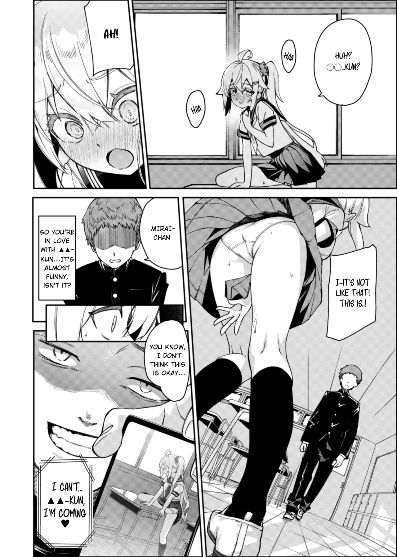 Mirai-chan Corner Masturbation Manga page 4 full