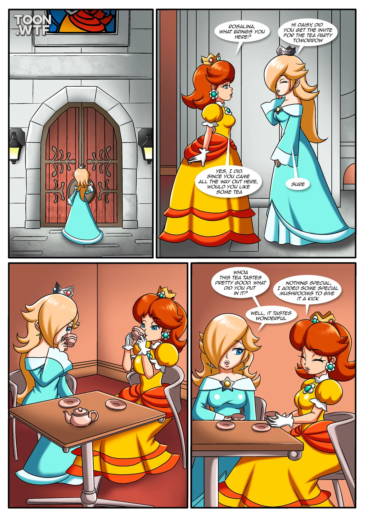 Peach's Tea Party  ONGOING page 2 full