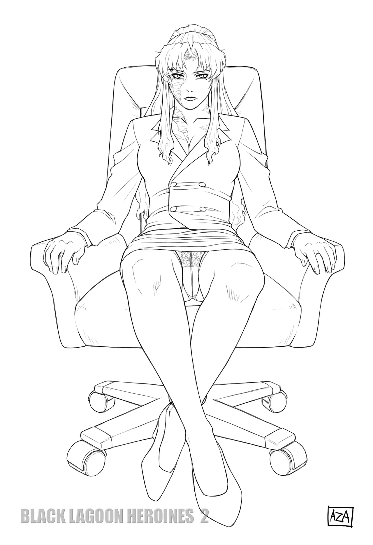 AZASUKEWIND Black Lagoon Heroines, Part 2 page 7 full