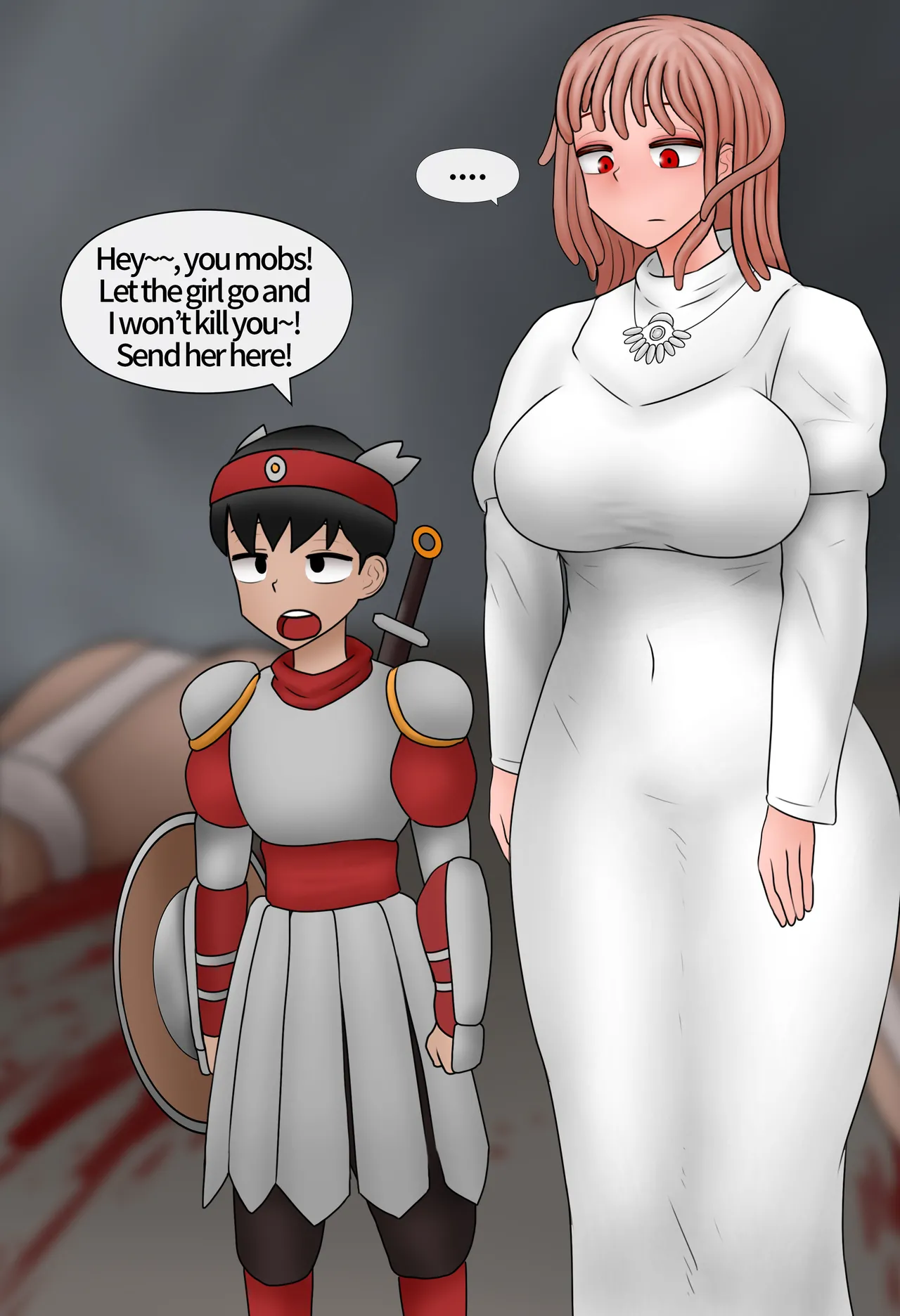 Low Level Tentacle girl is too good at... 19 page 8 full