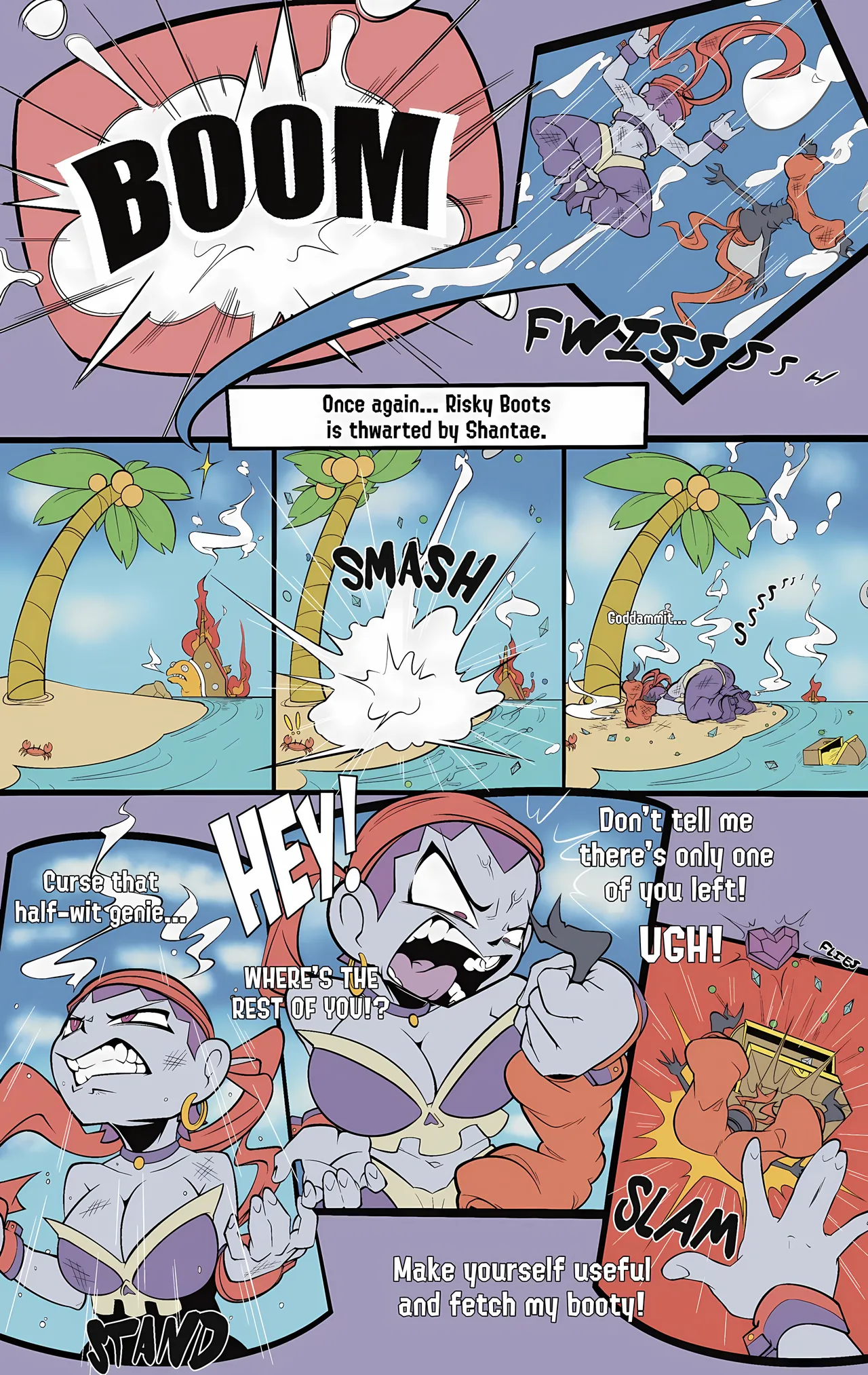 Risky Boots and her Cursed Booty page 1 full