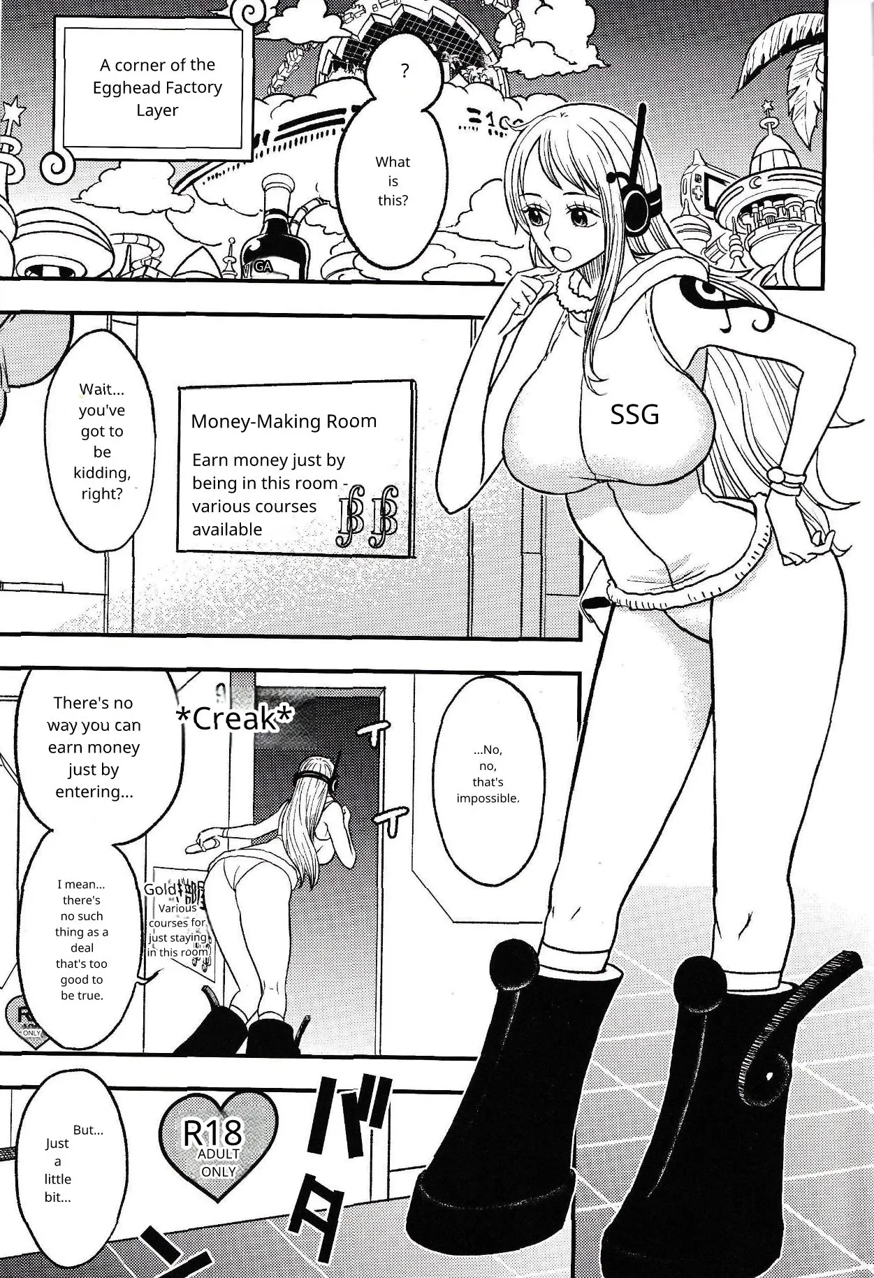 ONE PIECE / Nami &amp; Robin  / Doro Noujou English Translation page 2 full