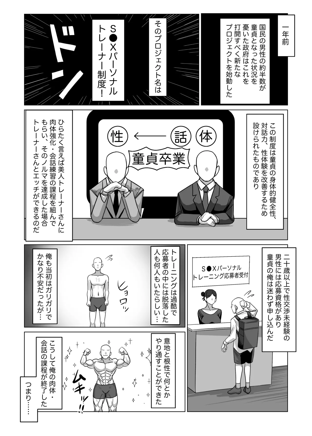 SEX Personal Trainer no Muhyoujou Kyonyuu Onee-san ni Tantan to Fude Oroshitemorau Hanashi page 4 full