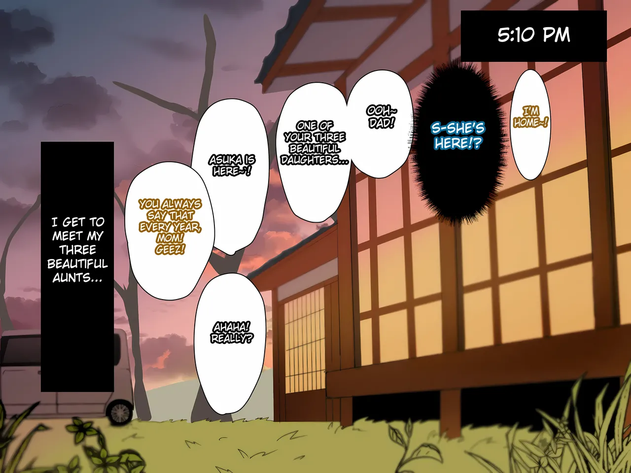 New Year's Eve with the Aunties: Part 1 page 7 full