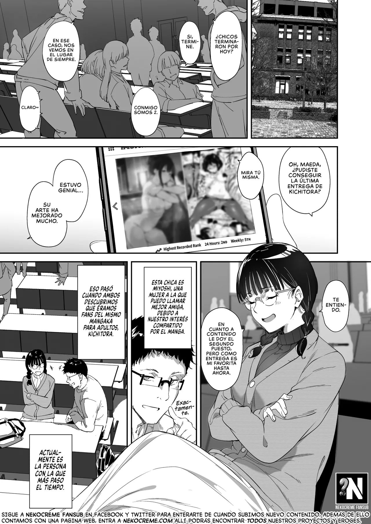 Otaku Tomodachi to no Sex wa Saikou ni Kimochi Ii Sin Censura page 2 full