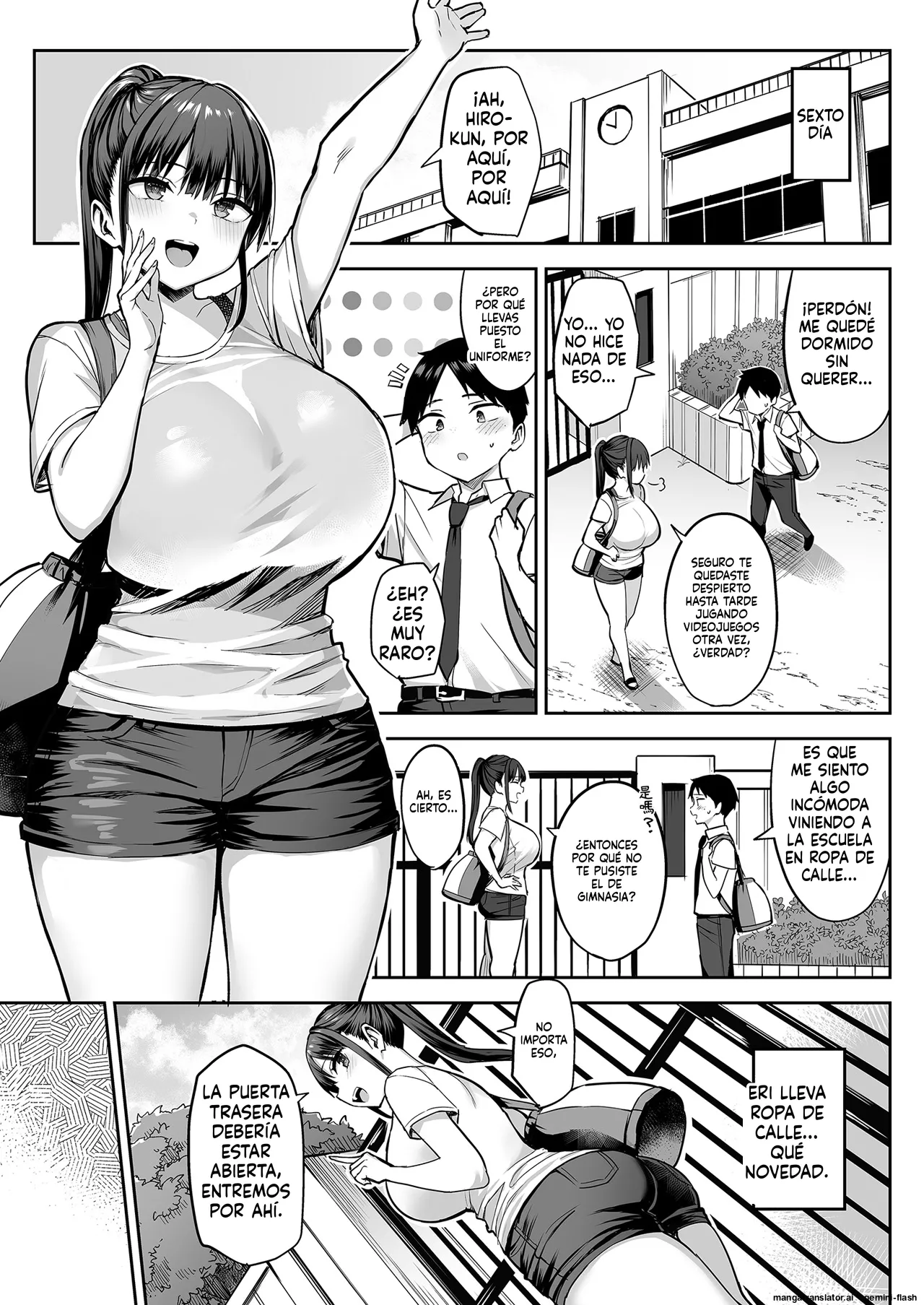 Zutto Suki Datta Kyonyuu Osananajimi ga Furyou-tachi ni Moteasobareta Nanokakan Ge page 5 full