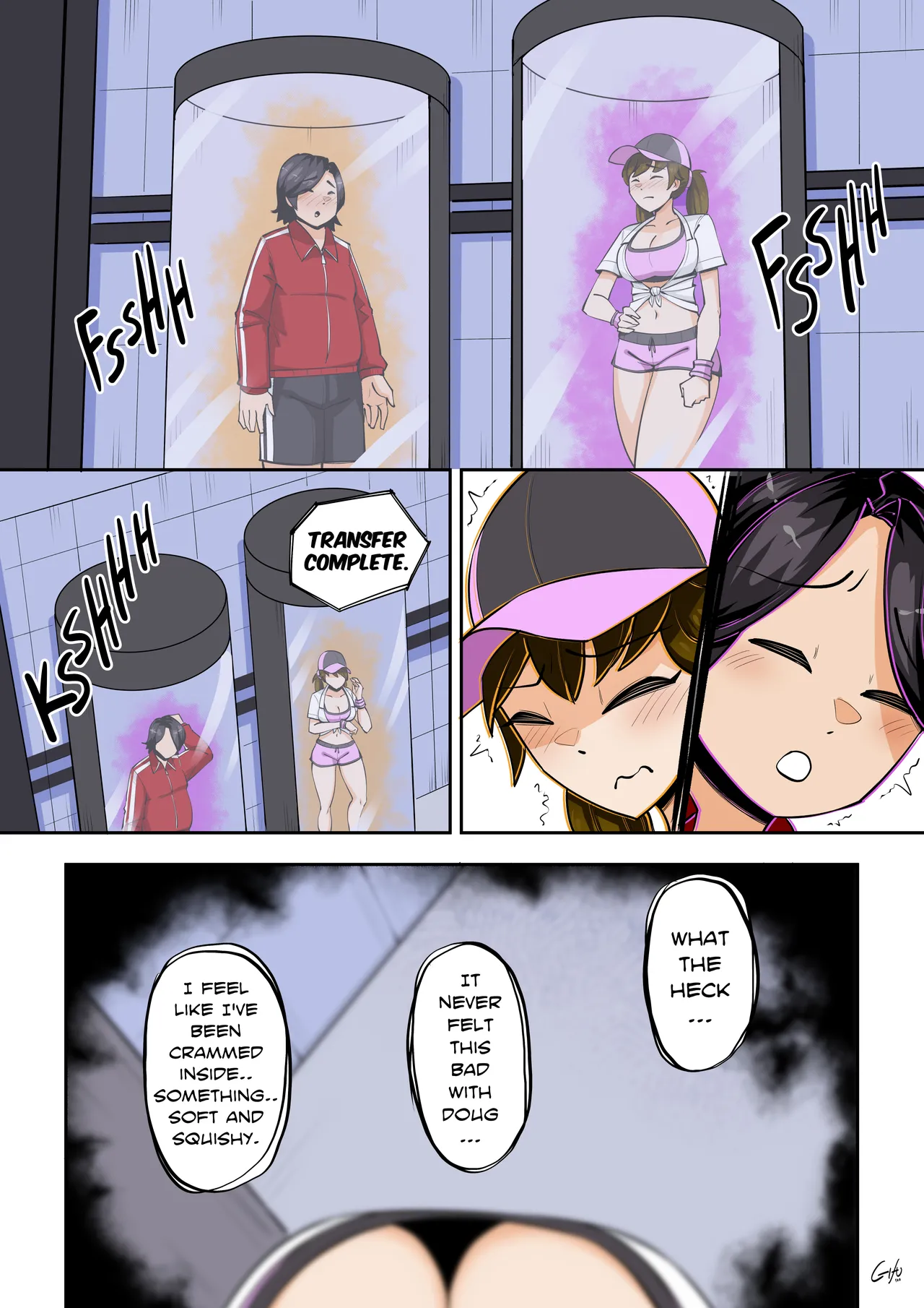 Kawaii Tsun'aho/ Swapping Gym Comic page 10 full