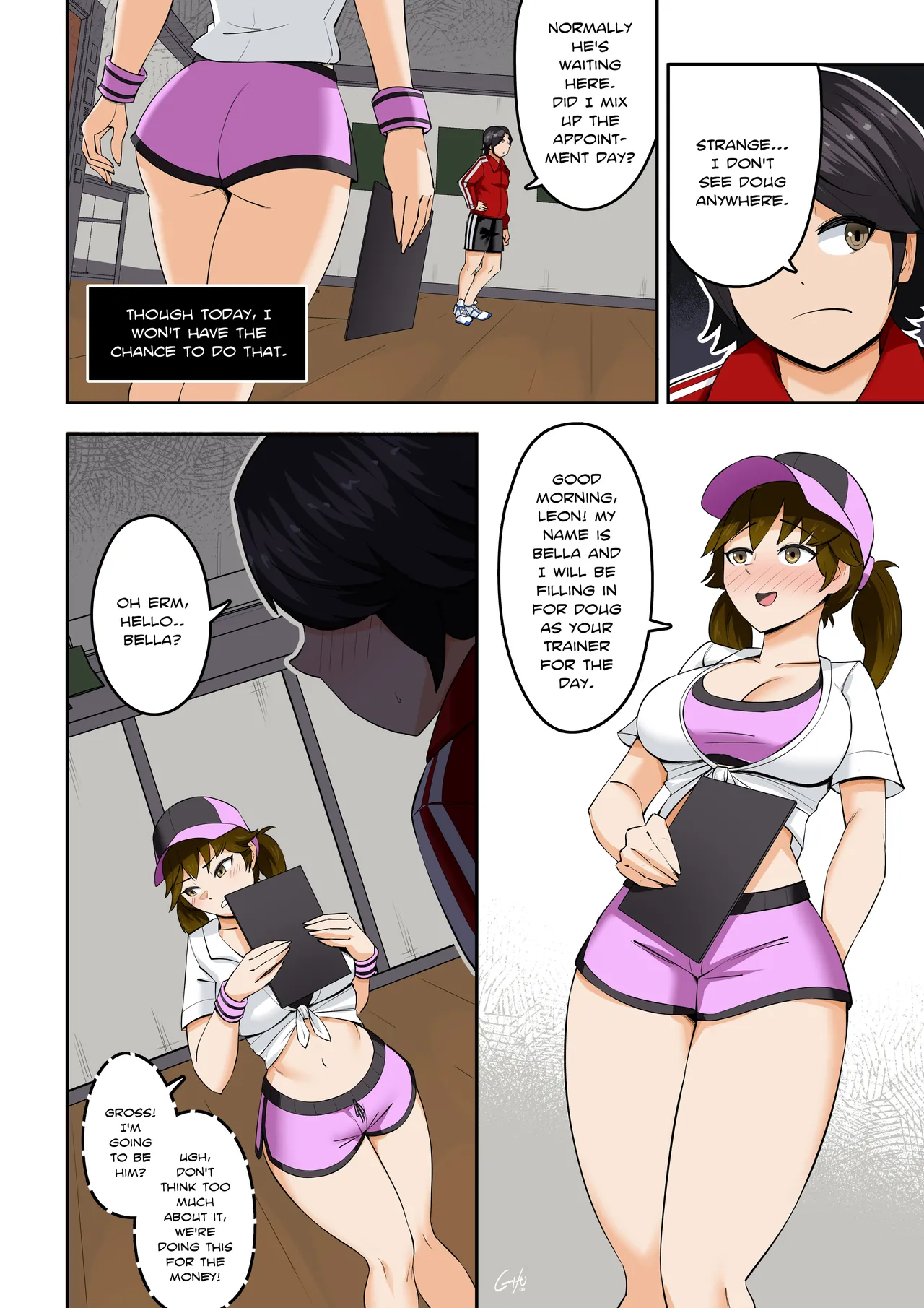 Kawaii Tsun'aho/ Swapping Gym Comic page 2 full