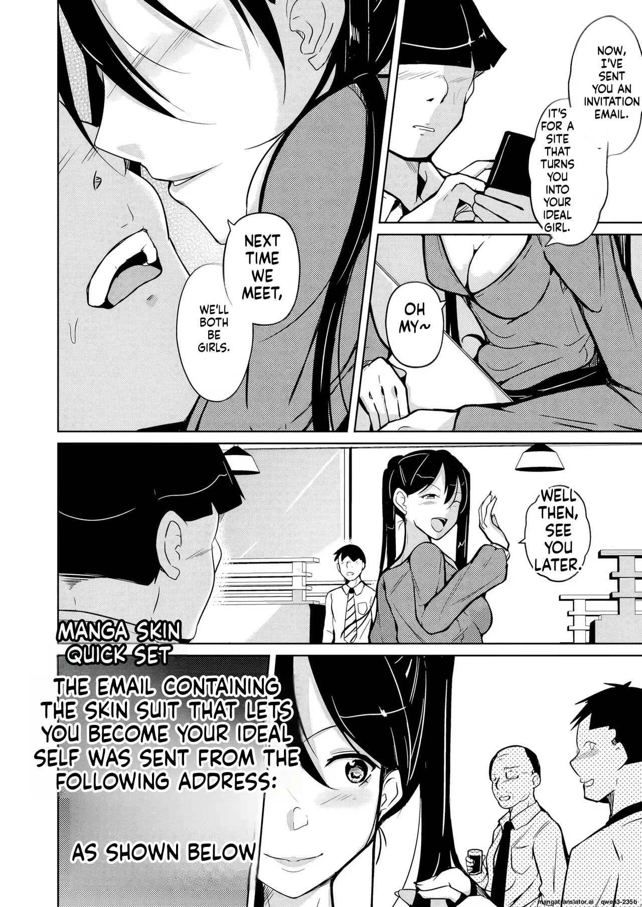 Trans Sexual Fetish! ~Risou no Jibun ni Nareru Skinsuit~ page 4 full