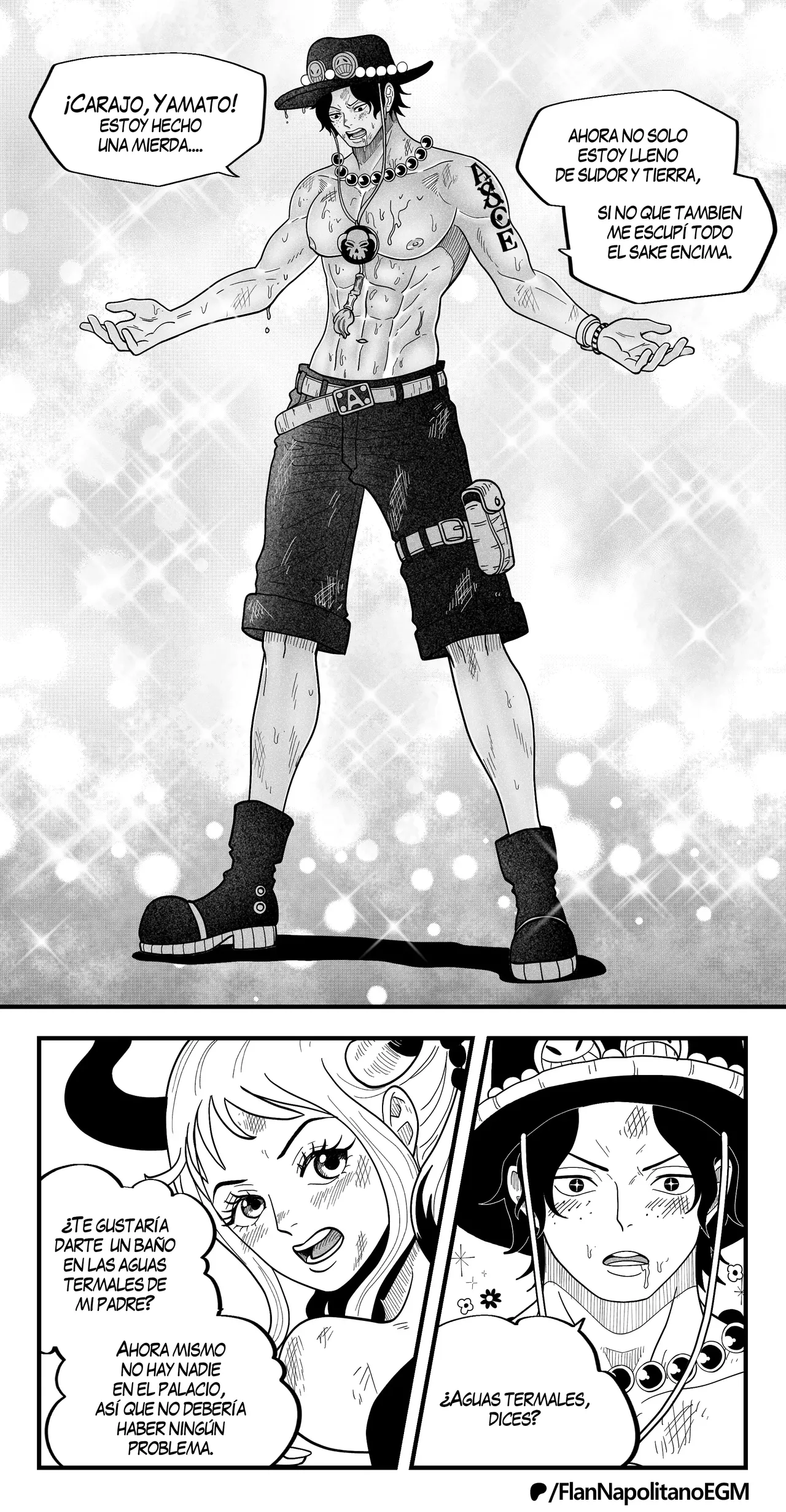 Flan Napolitano - Especial - Ace &amp; Yamato page 10 full