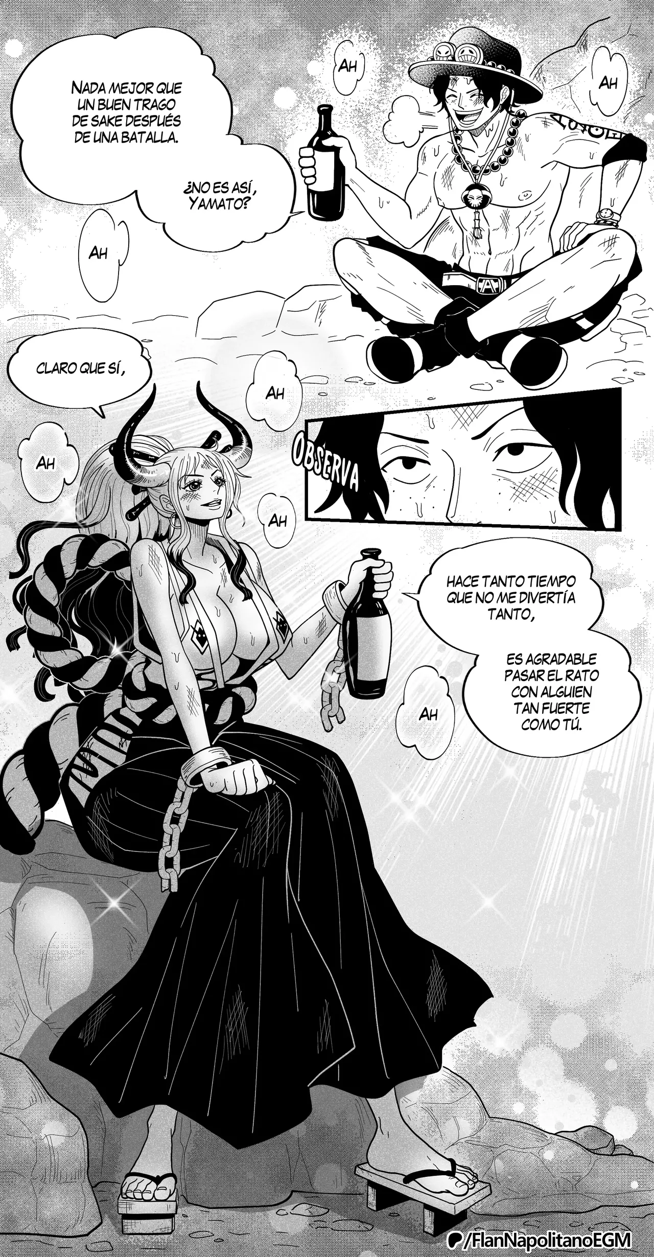 Flan Napolitano - Especial - Ace &amp; Yamato page 4 full