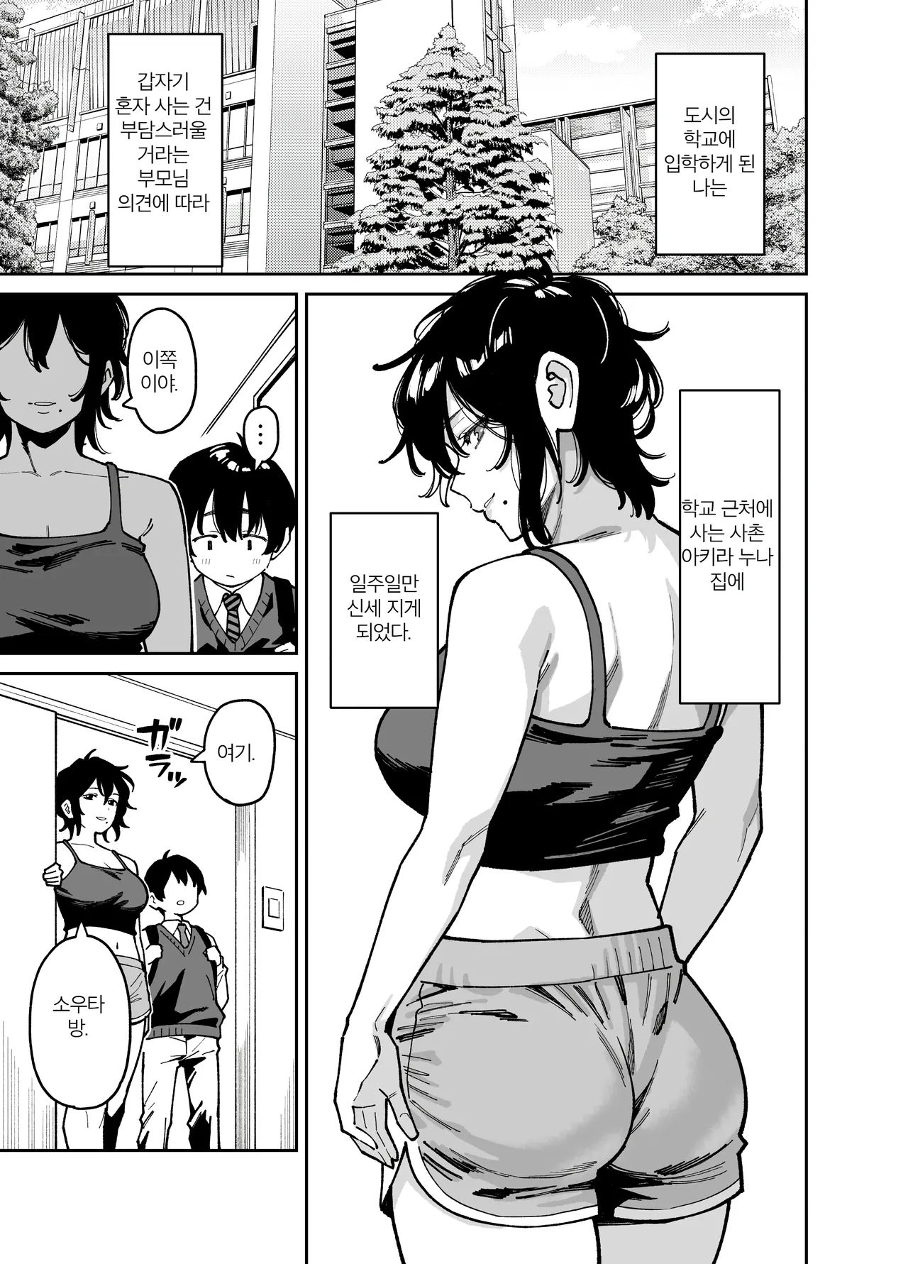 Itoko no Nee-chan no Oppai Mondara Ecchi Suru Koto ni Natta Hanashi. | 사촌 누나의 가슴을 주물렀더니 야한 짓을 하게 된 이야기. page 4 full