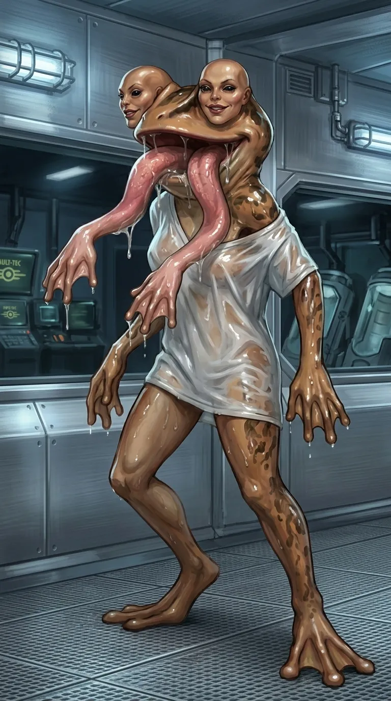 Fallout Parody: Vault 4 Frog mutant "Croakette" page 10 full