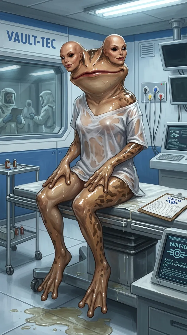 Fallout Parody: Vault 4 Frog mutant "Croakette" page 3 full