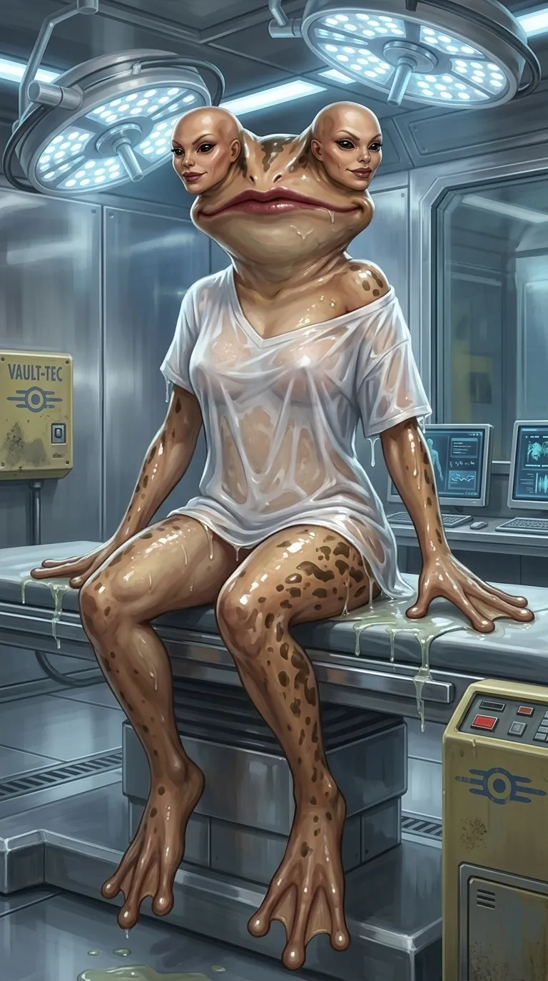 Fallout Parody: Vault 4 Frog mutant "Croakette" page 5 full