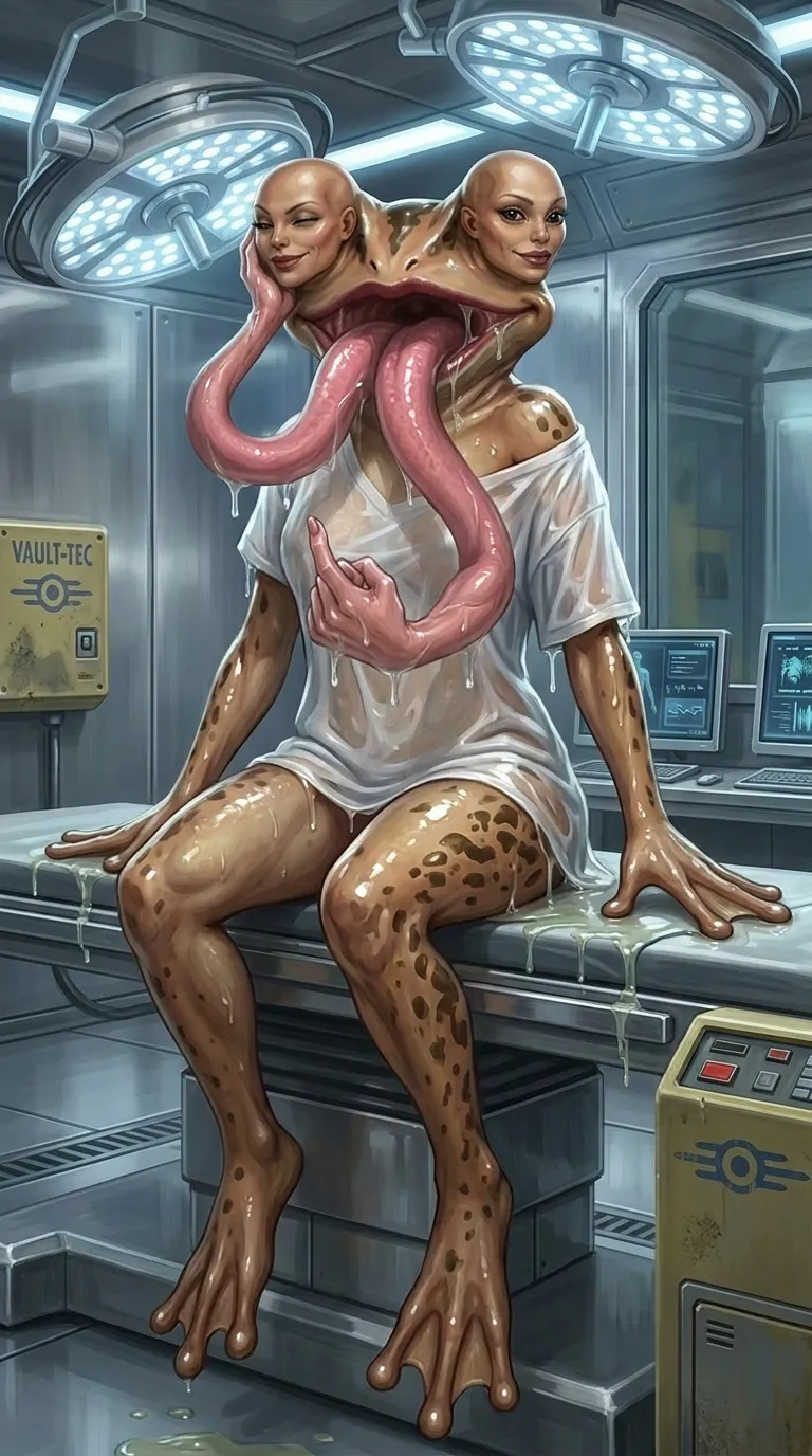 Fallout Parody: Vault 4 Frog mutant "Croakette" page 6 full