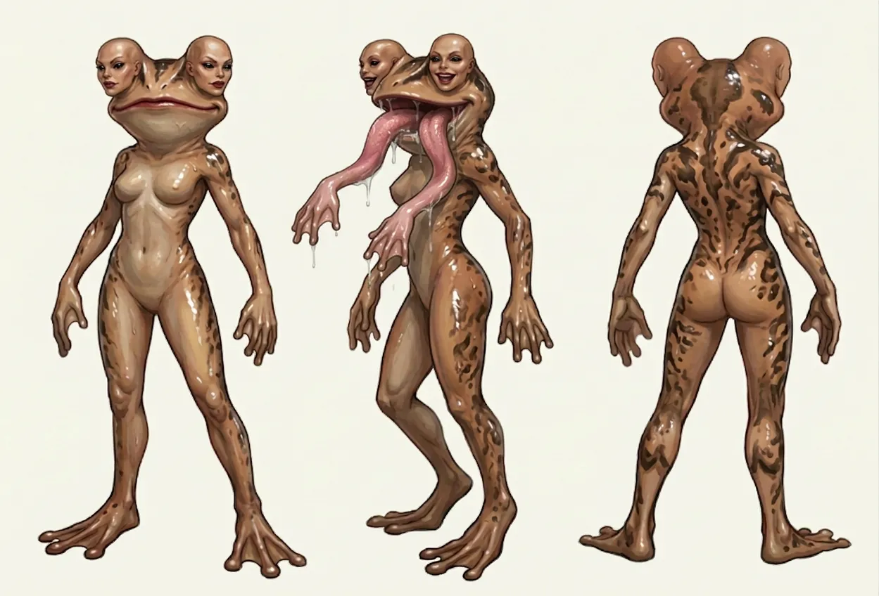 Fallout Parody: Vault 4 Frog mutant "Croakette" page 9 full