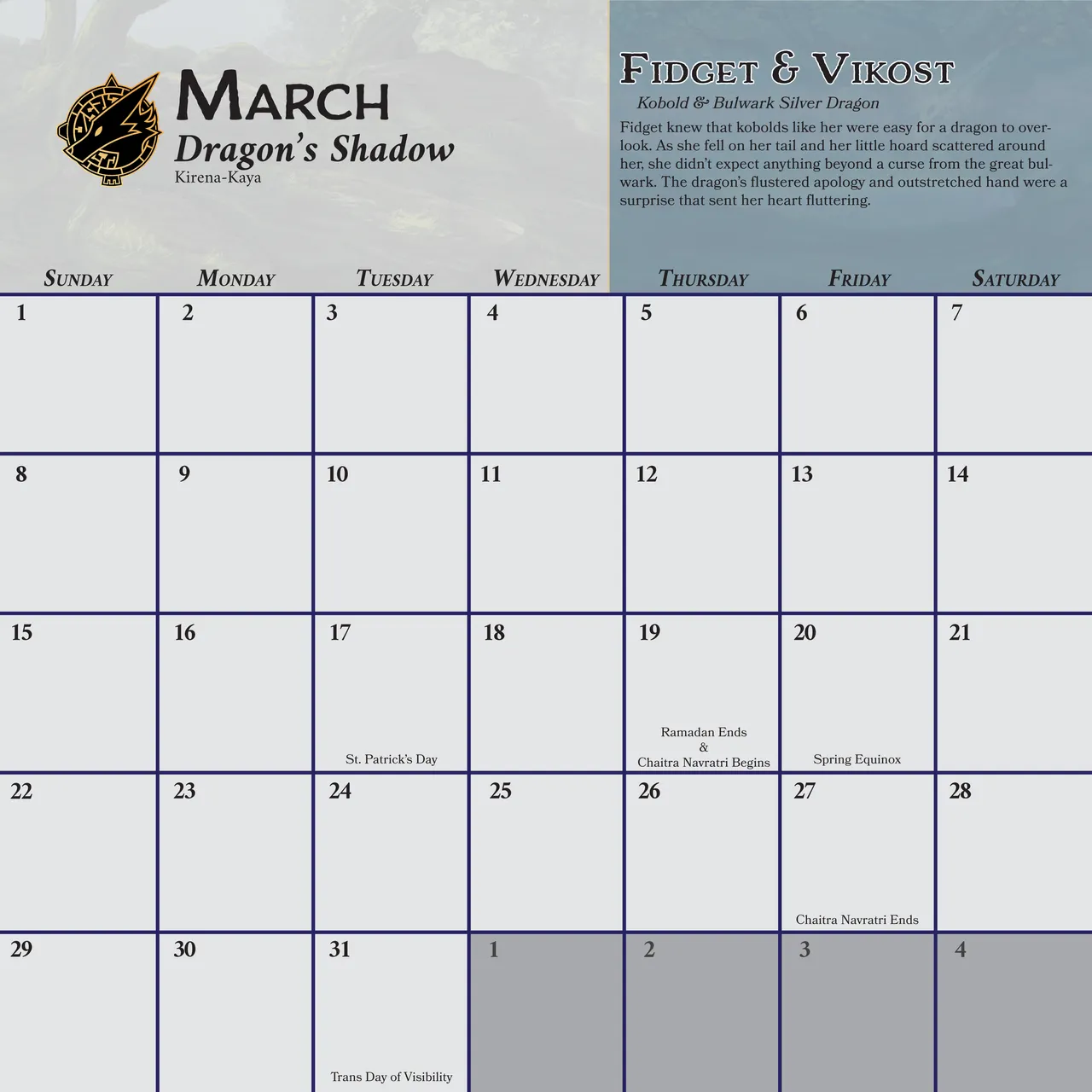 Ladies of the Beast World 2026 Feminine Calendar and Pinups page 10 full