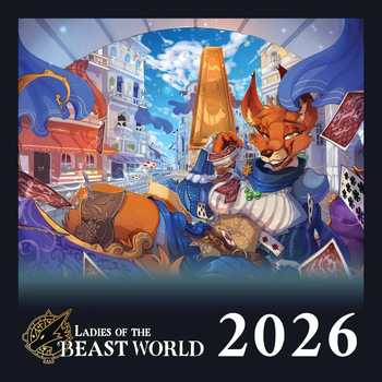 Ladies of the Beast World 2026 Feminine Calendar and Pinups cover
