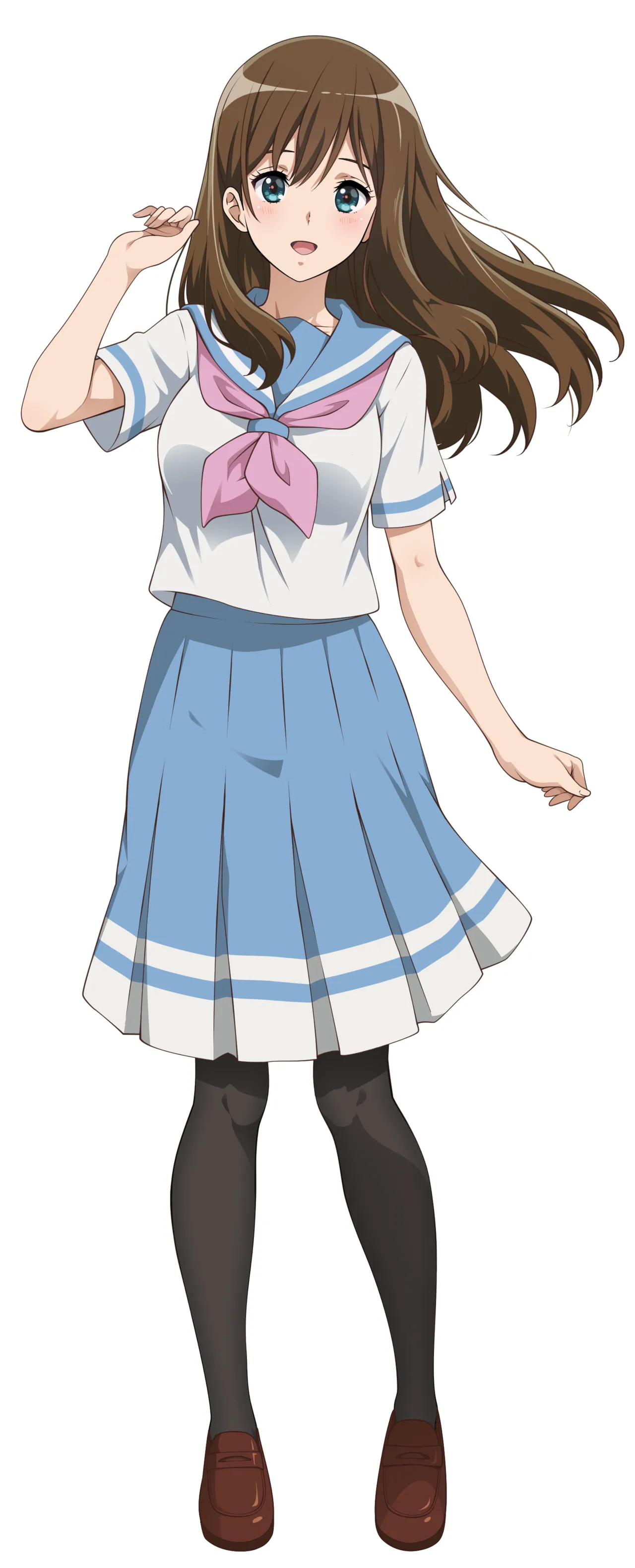 It looks like a character design sketch for Mayu Kuroe page 3 full