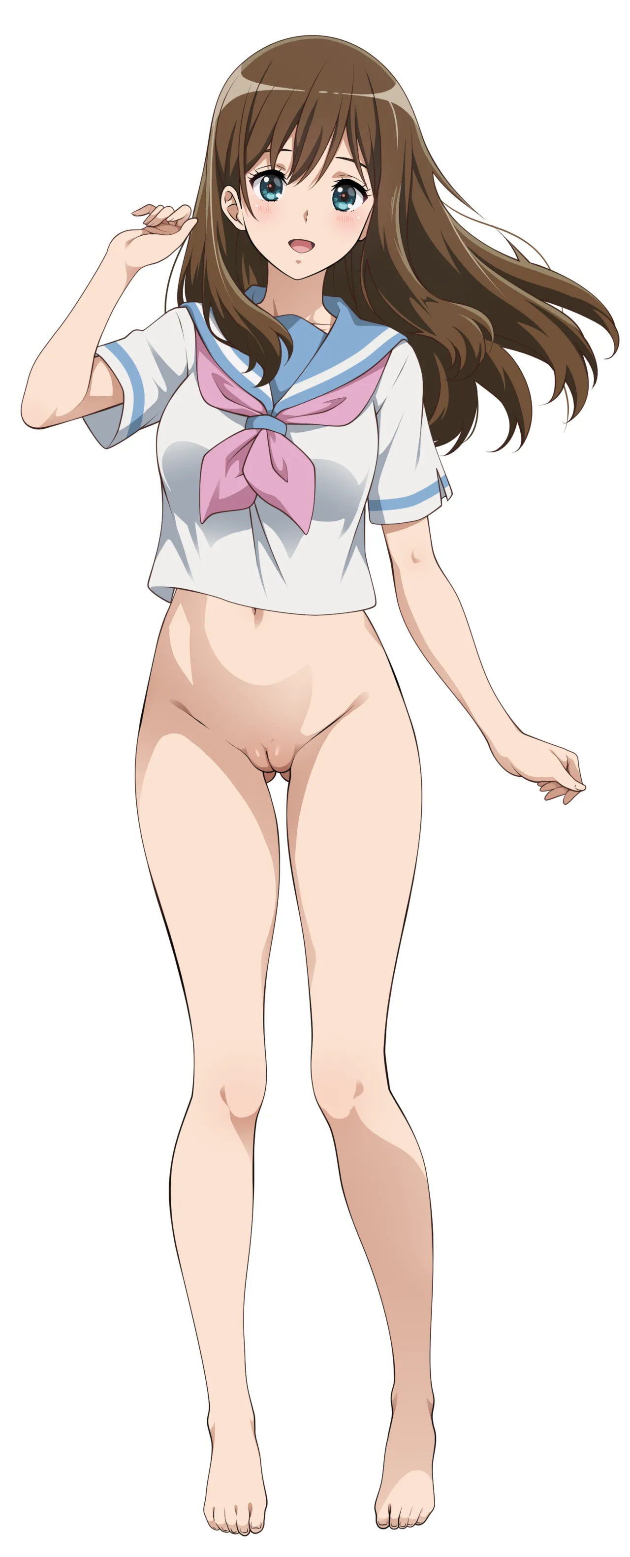 It looks like a character design sketch for Mayu Kuroe page 5 full