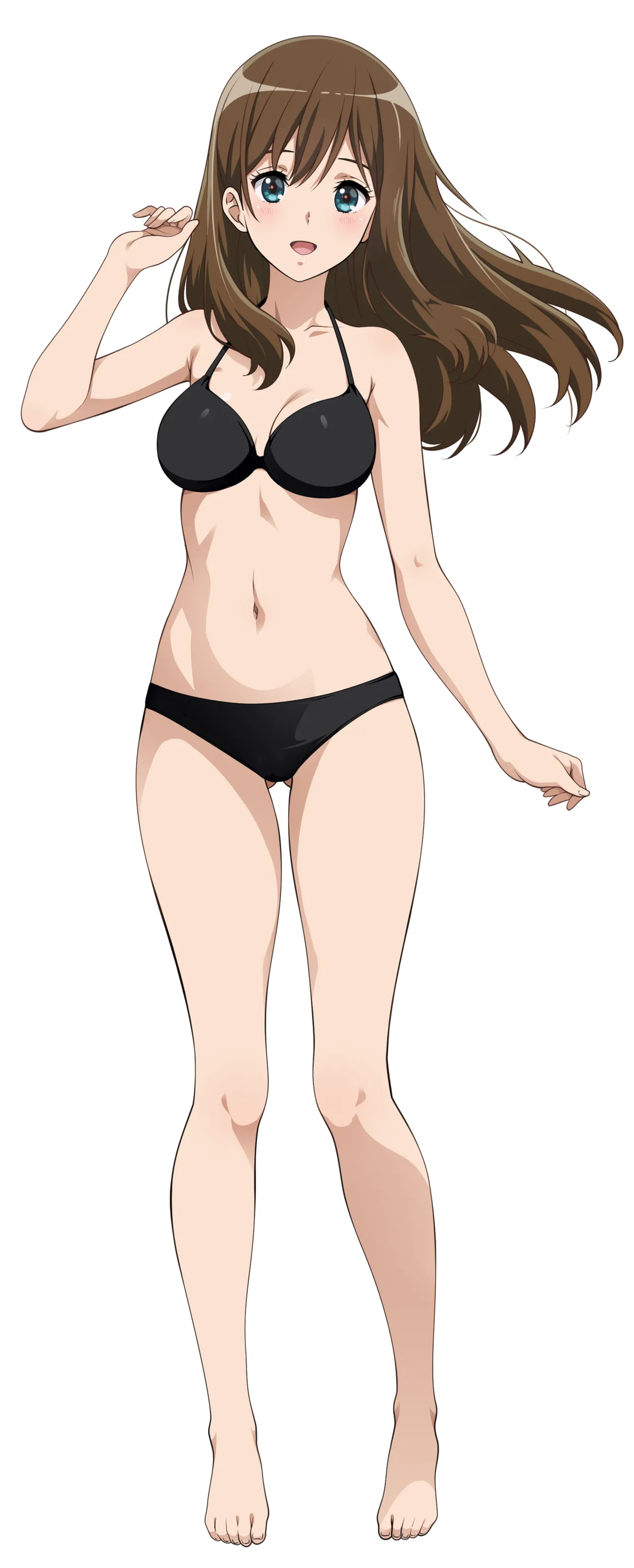 It looks like a character design sketch for Mayu Kuroe page 7 full